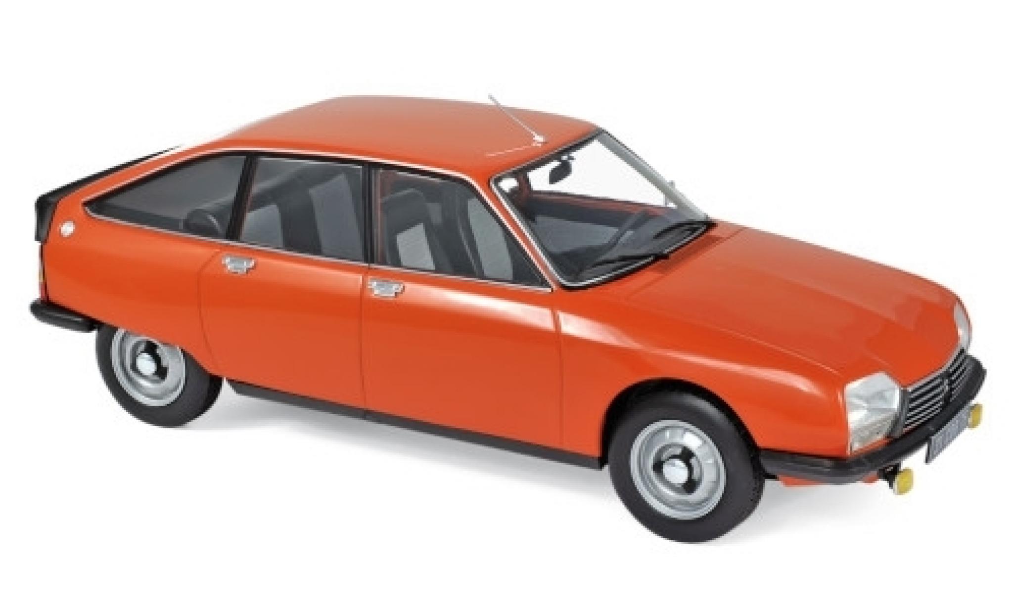 Citroen GS 1/18 Norev X2 oranje 1978 modelauto