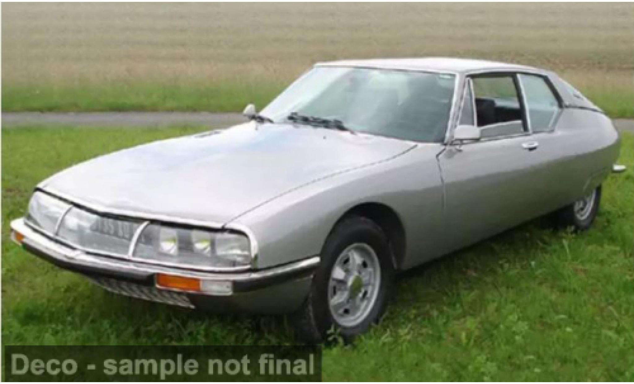 Citroen SM 1/12 Norev grijs 1972 1:12 modelauto