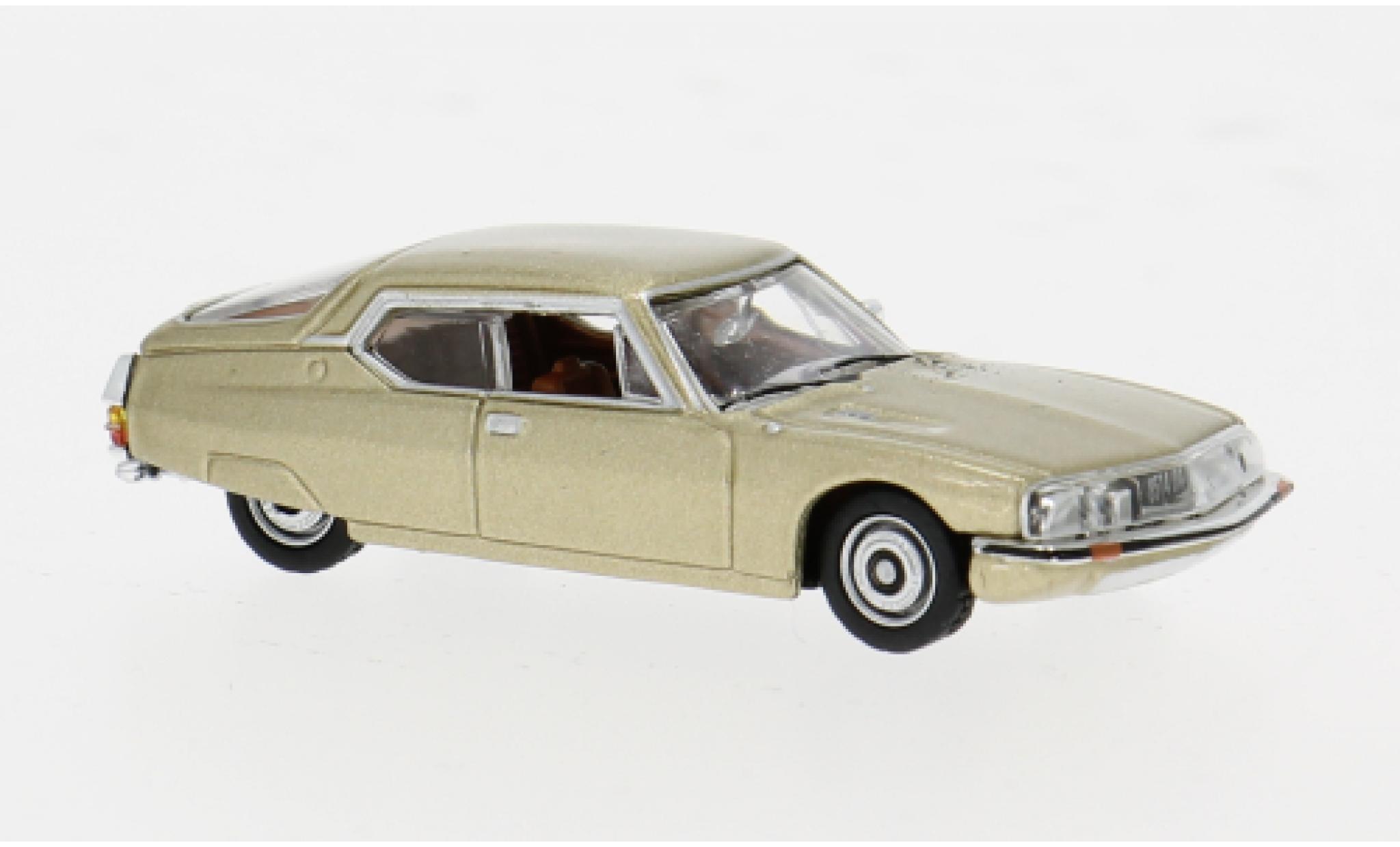 Citroen SM 1/87 Norev metallic beige 1972 1:87 modelauto