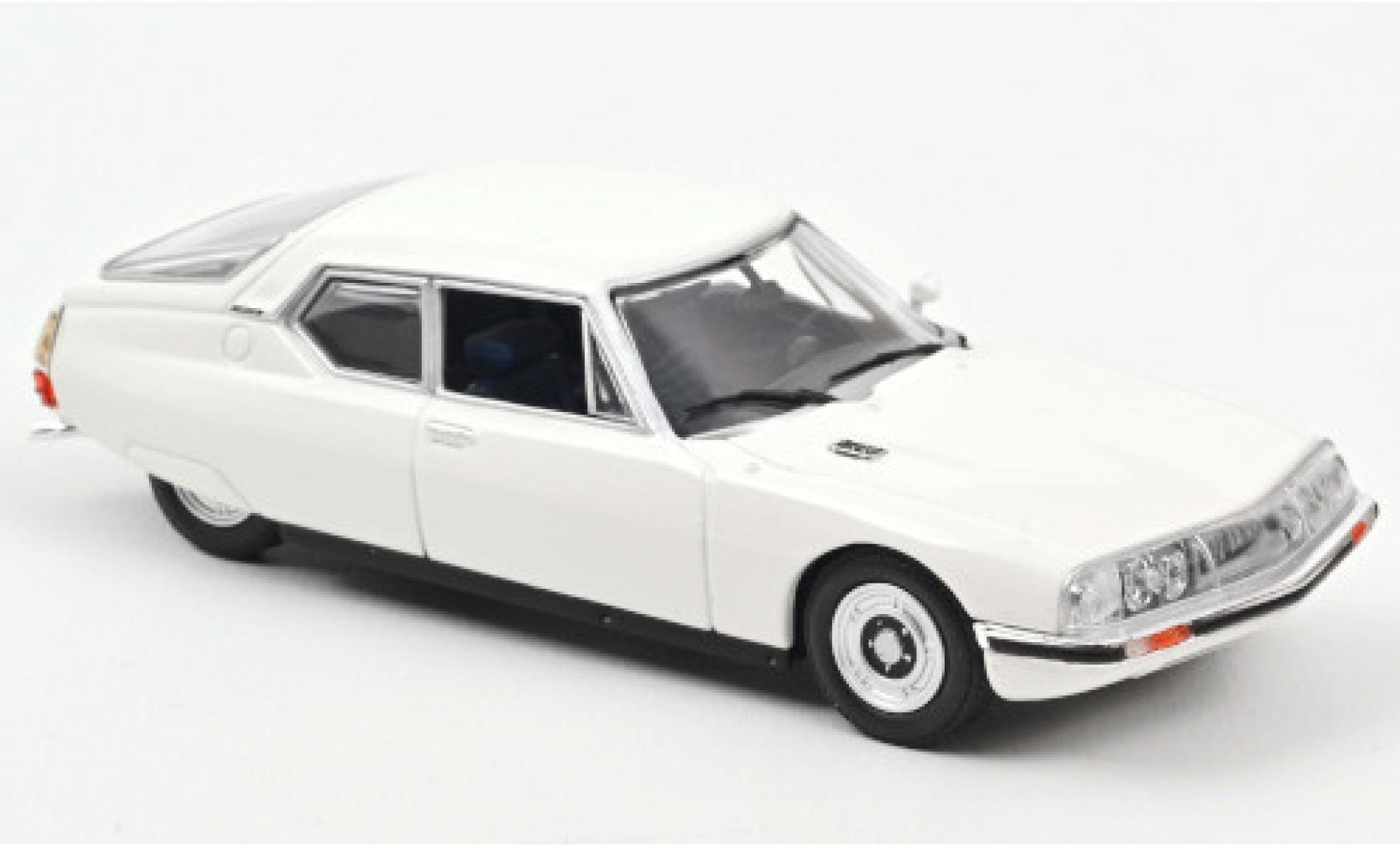 Citroen SM 1/43 Norev wit 1970 modelauto