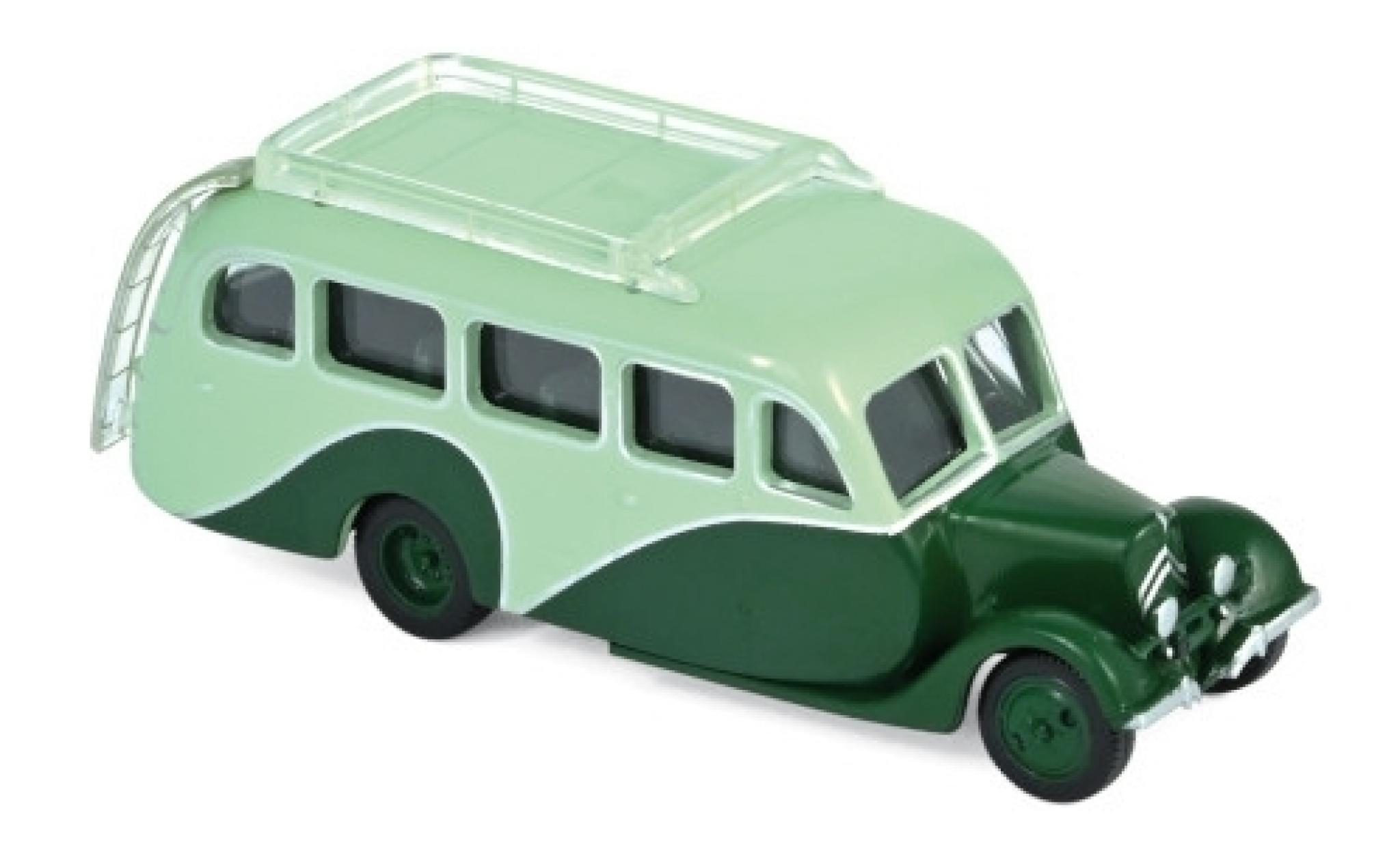 Citroen U23 1/87 Norev Autocar groen/groen 1947 modelauto
