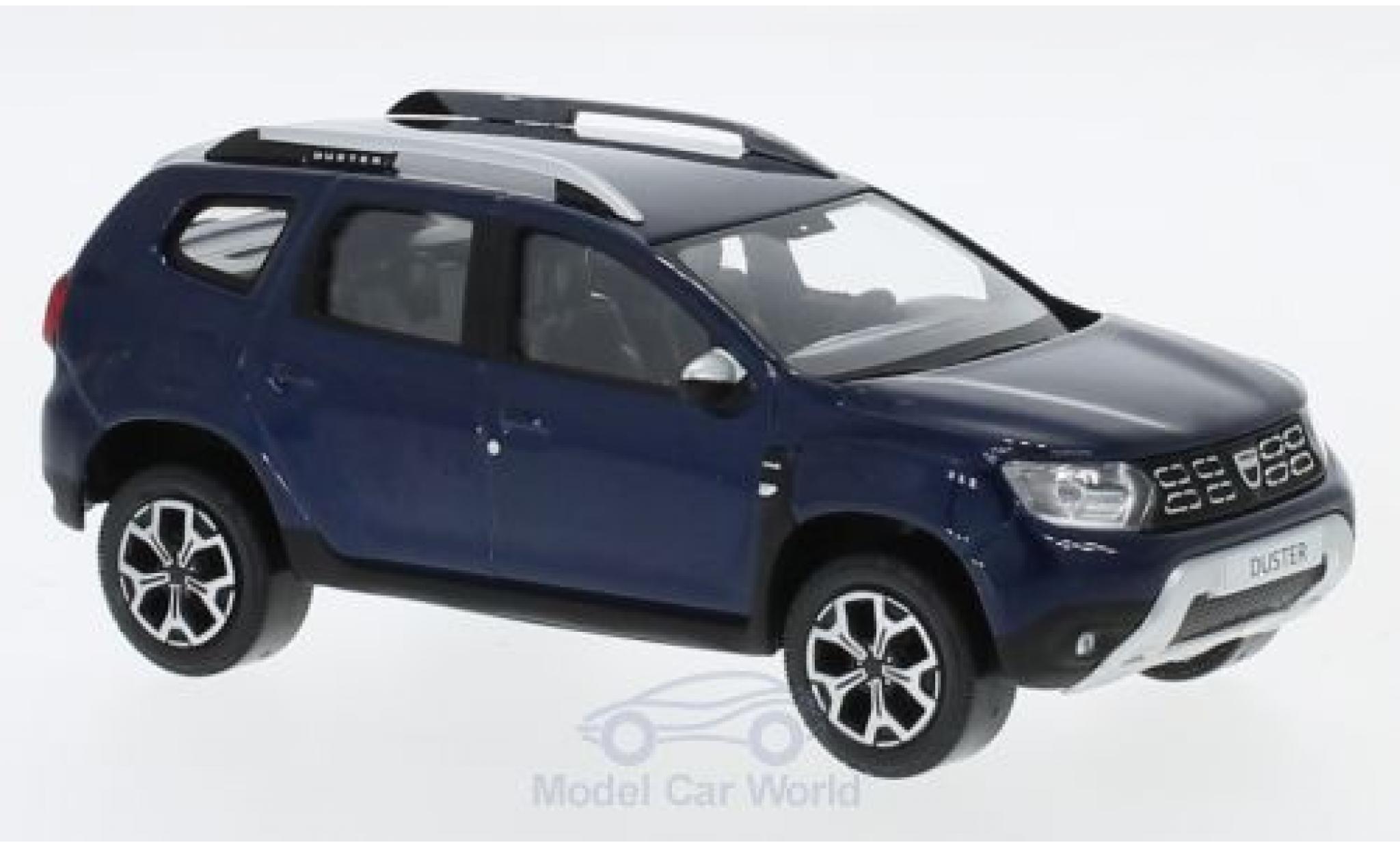 Dacia Duster 1/43 Norev metallic blauw 2018 modelauto