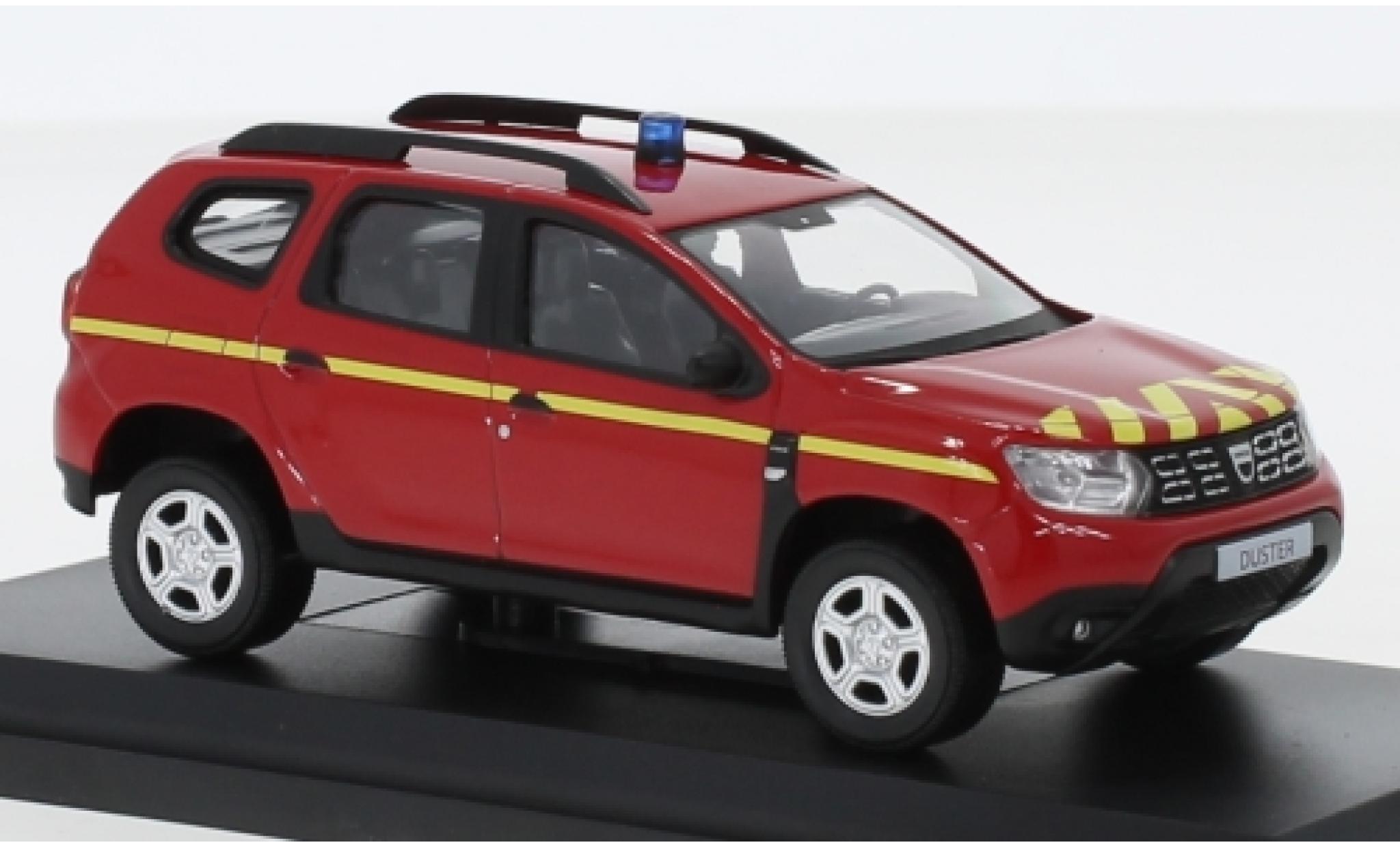 Dacia Duster 1/43 Norev Brandweer 2018 modelauto