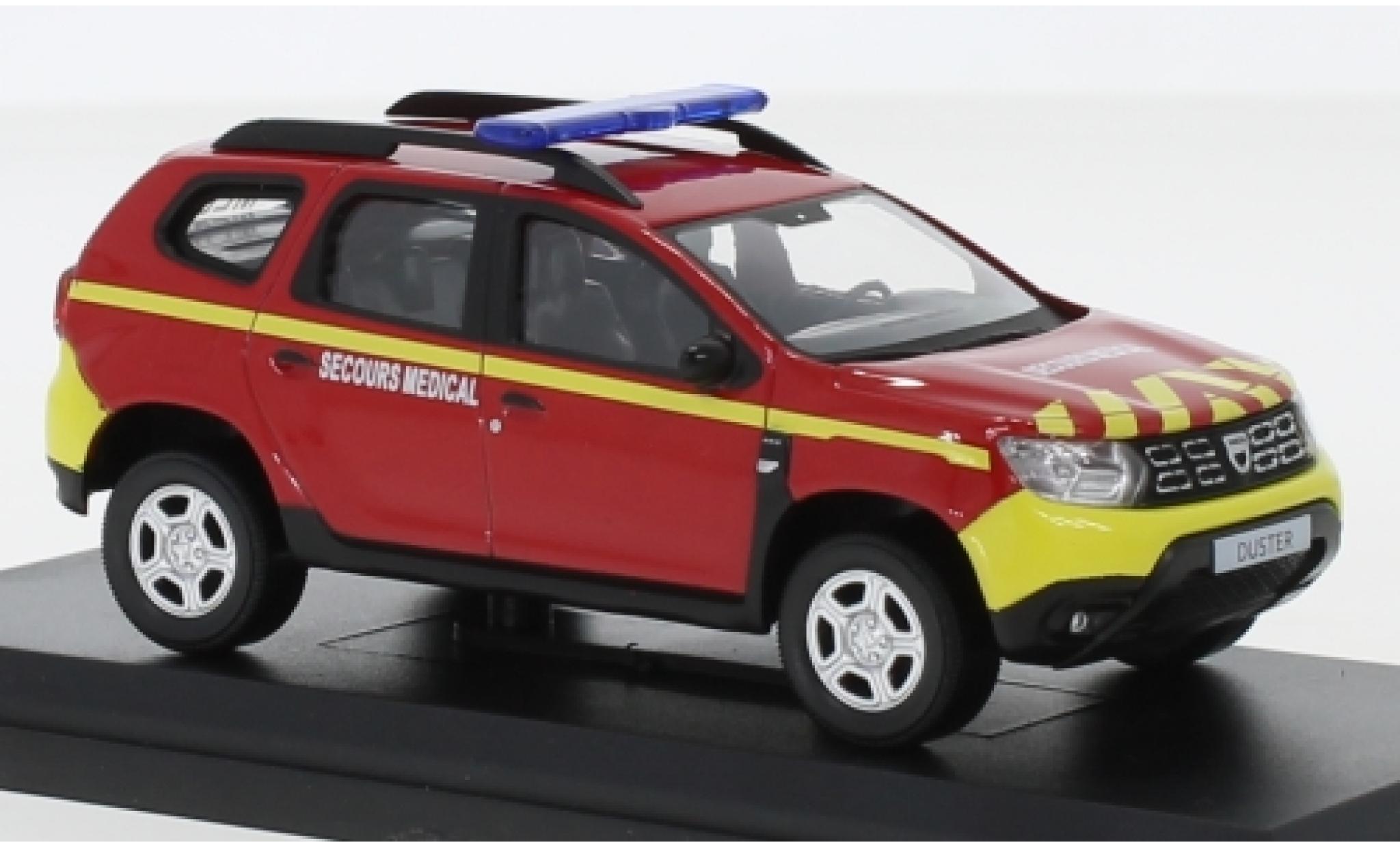 Dacia Duster 1/43 Norev Brandweer Secours Medical (F) 2018 modelauto