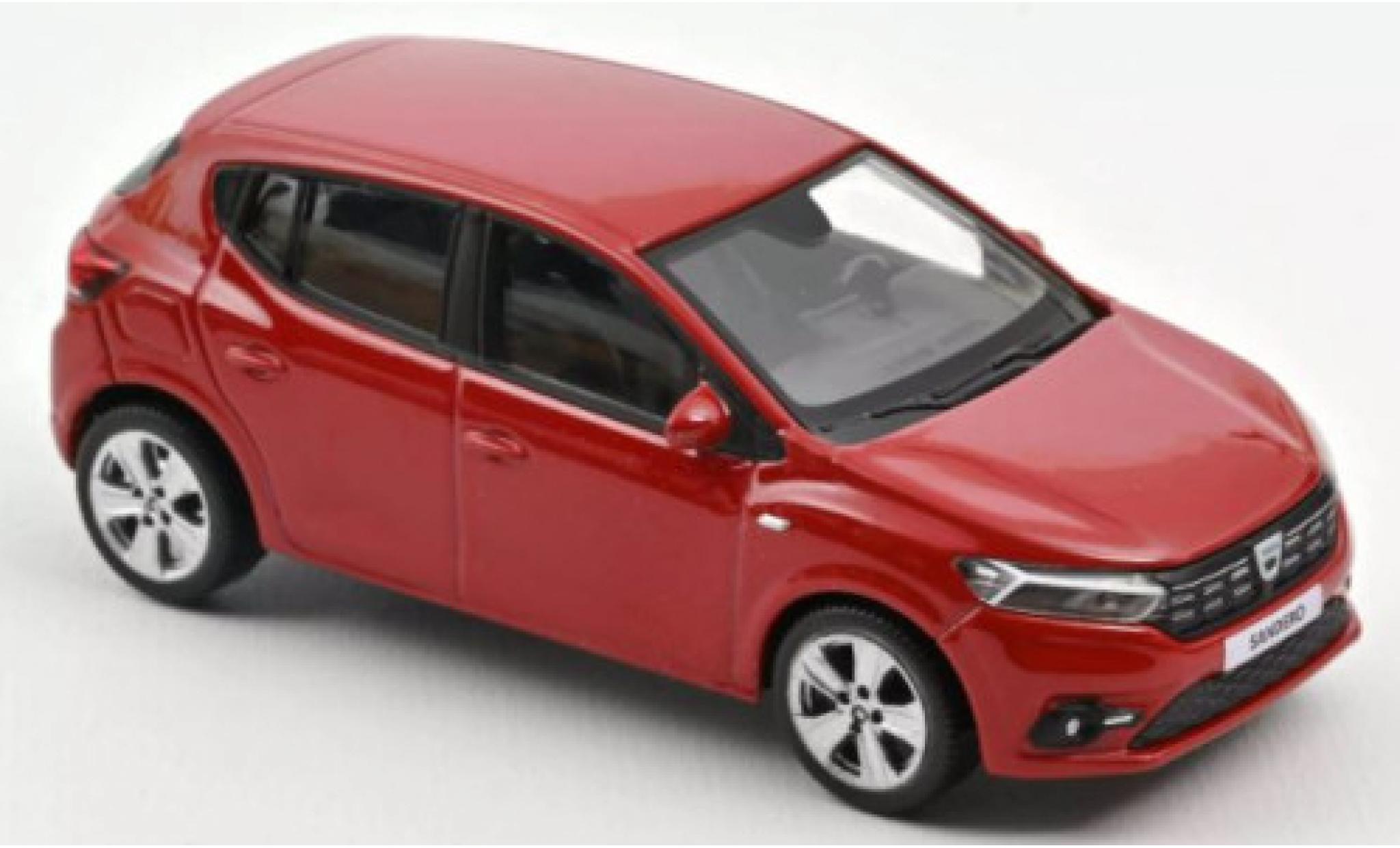 Dacia Sandero 1/43 Norev rood 2021 modelauto