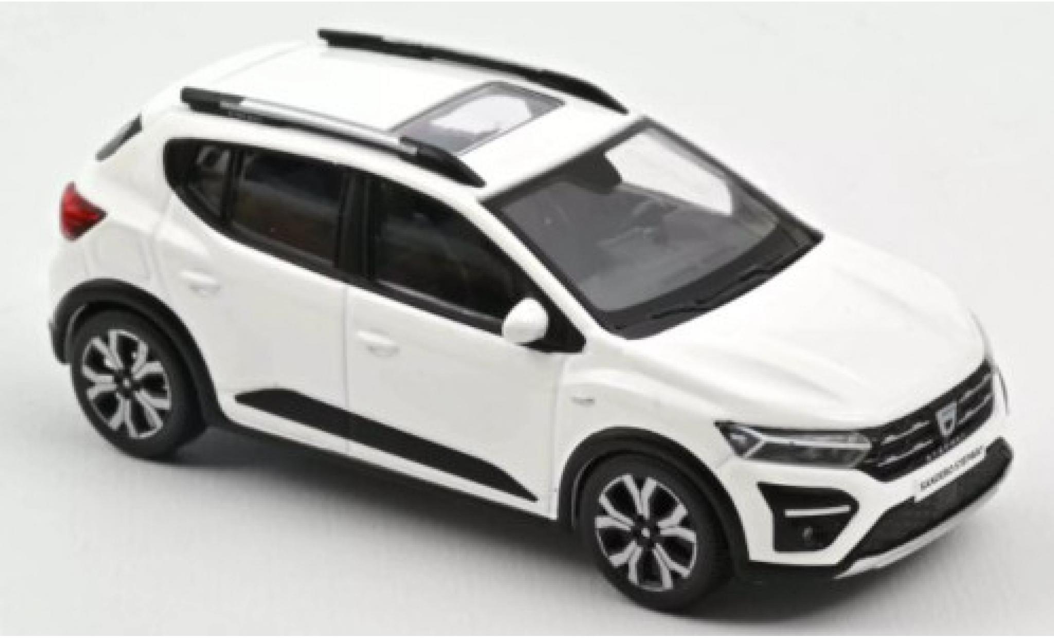 Dacia Sandero 1/43 Norev Stepway wit 2021 modelauto