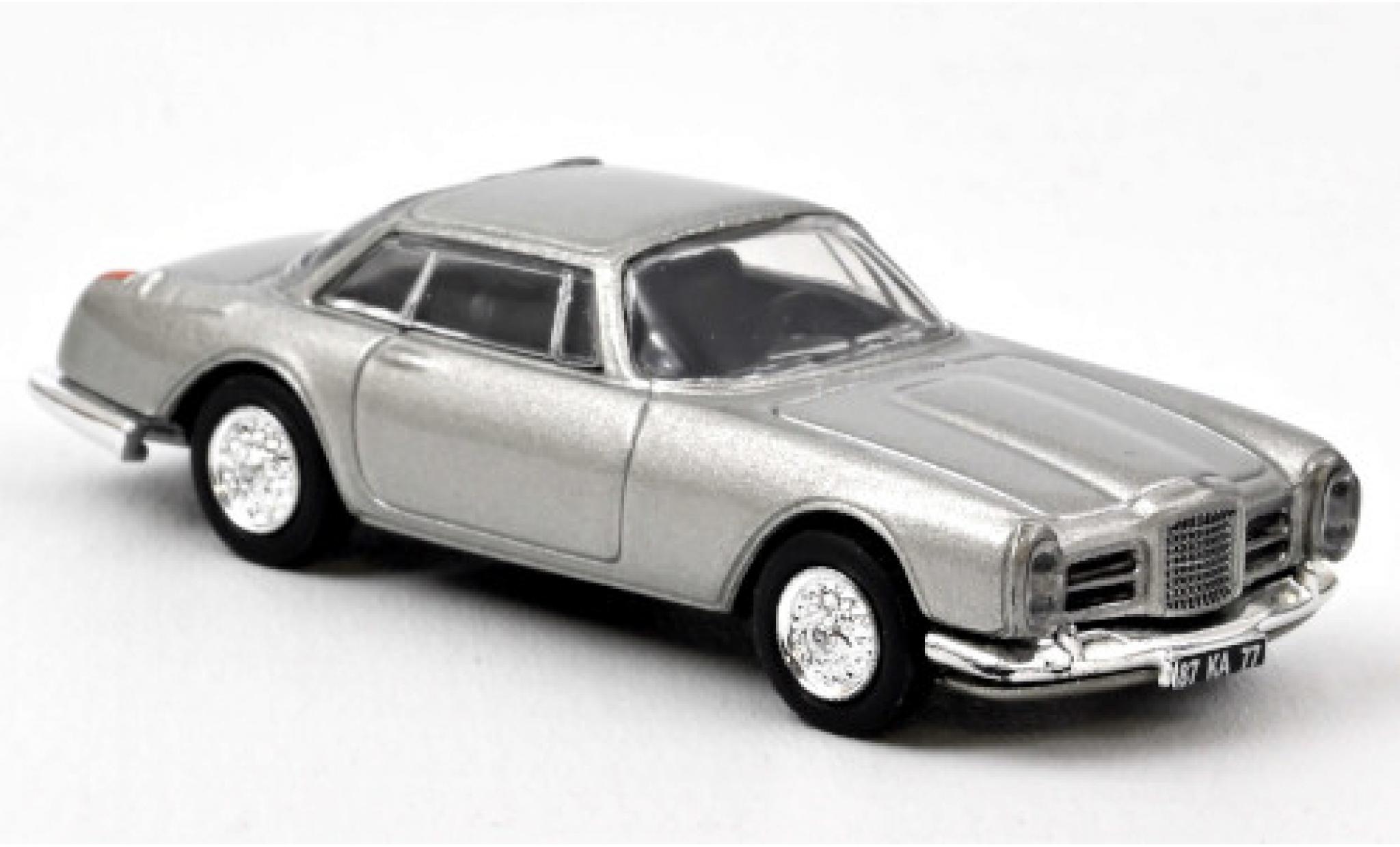 Facel Vega II 1/87 Norev Coupe grijs 1961 modelauto