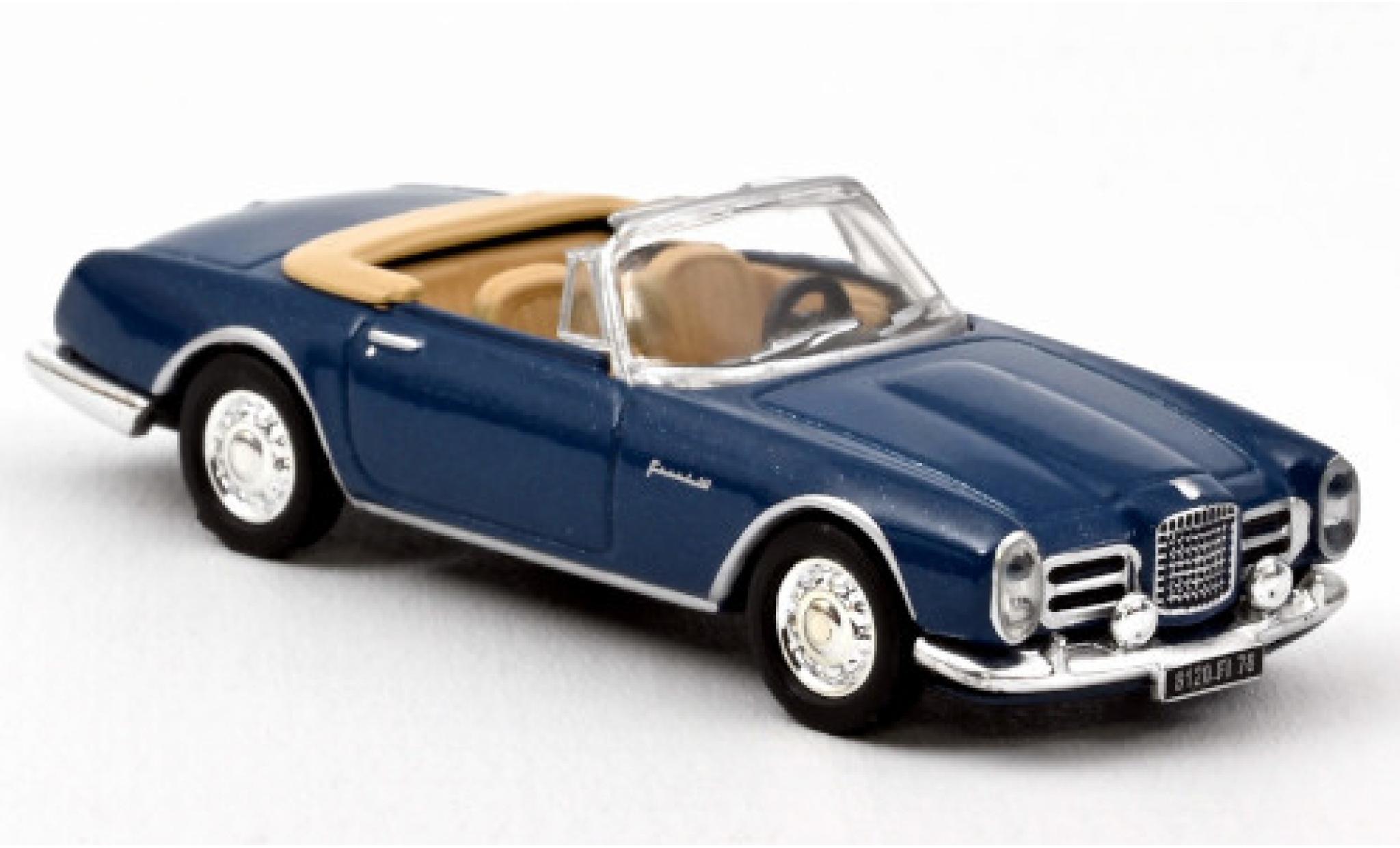 Facel Vega II 1/87 Norev I Cabriolet metallic blauw 1963 modelauto