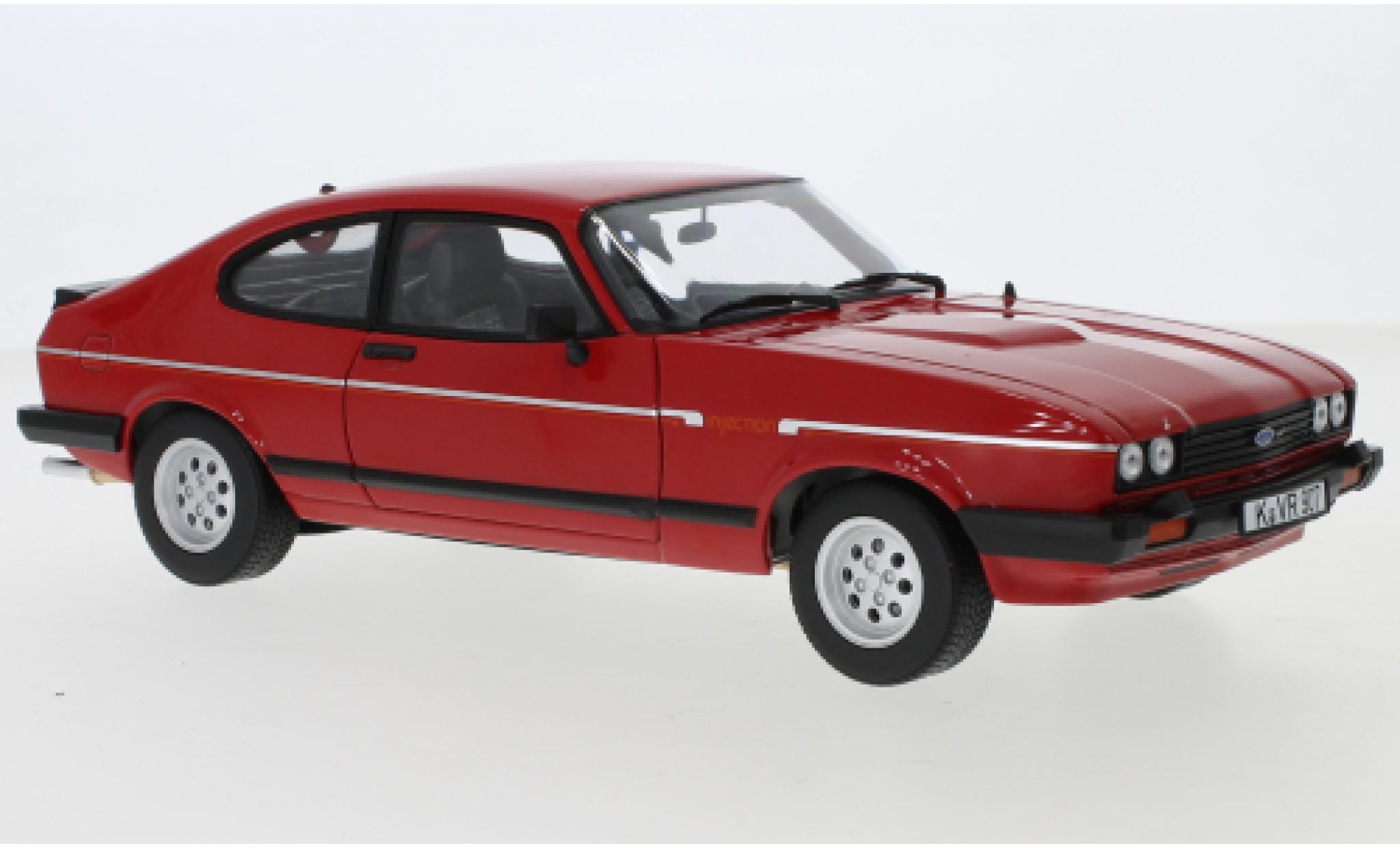 Ford Capri 1/18 Norev MkIII 2.8i Injection rood 1983 modelauto