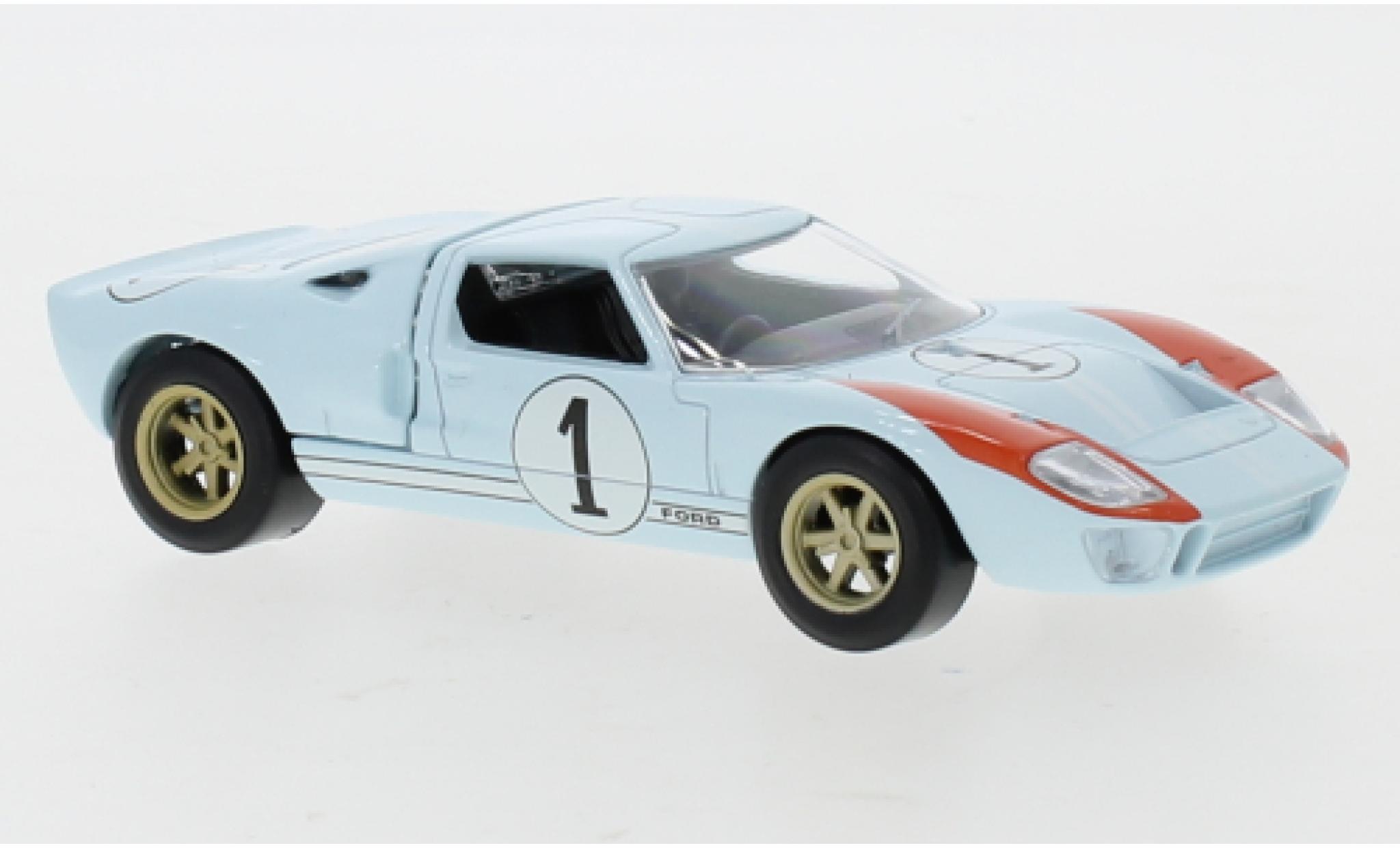 Ford GT40 1/43 Norev RHD No.1 1966 modelauto