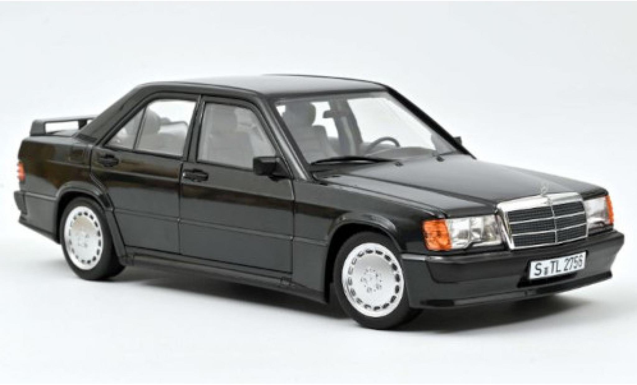 Mercedes 190 1/18 Norev E 2.3-16 (W201) metallic zwart 1984 modelauto