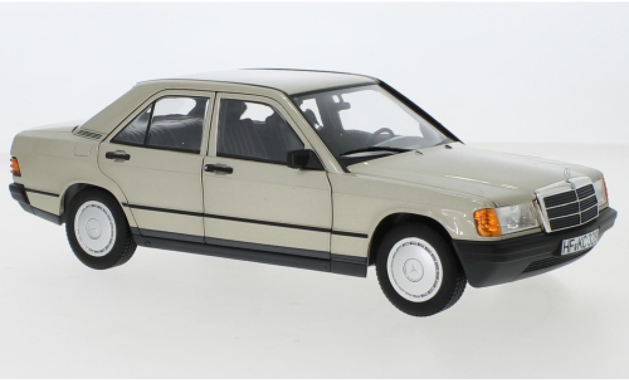 Mercedes 190 1/18 Norev E (W201) metallic beige 1982 modelauto