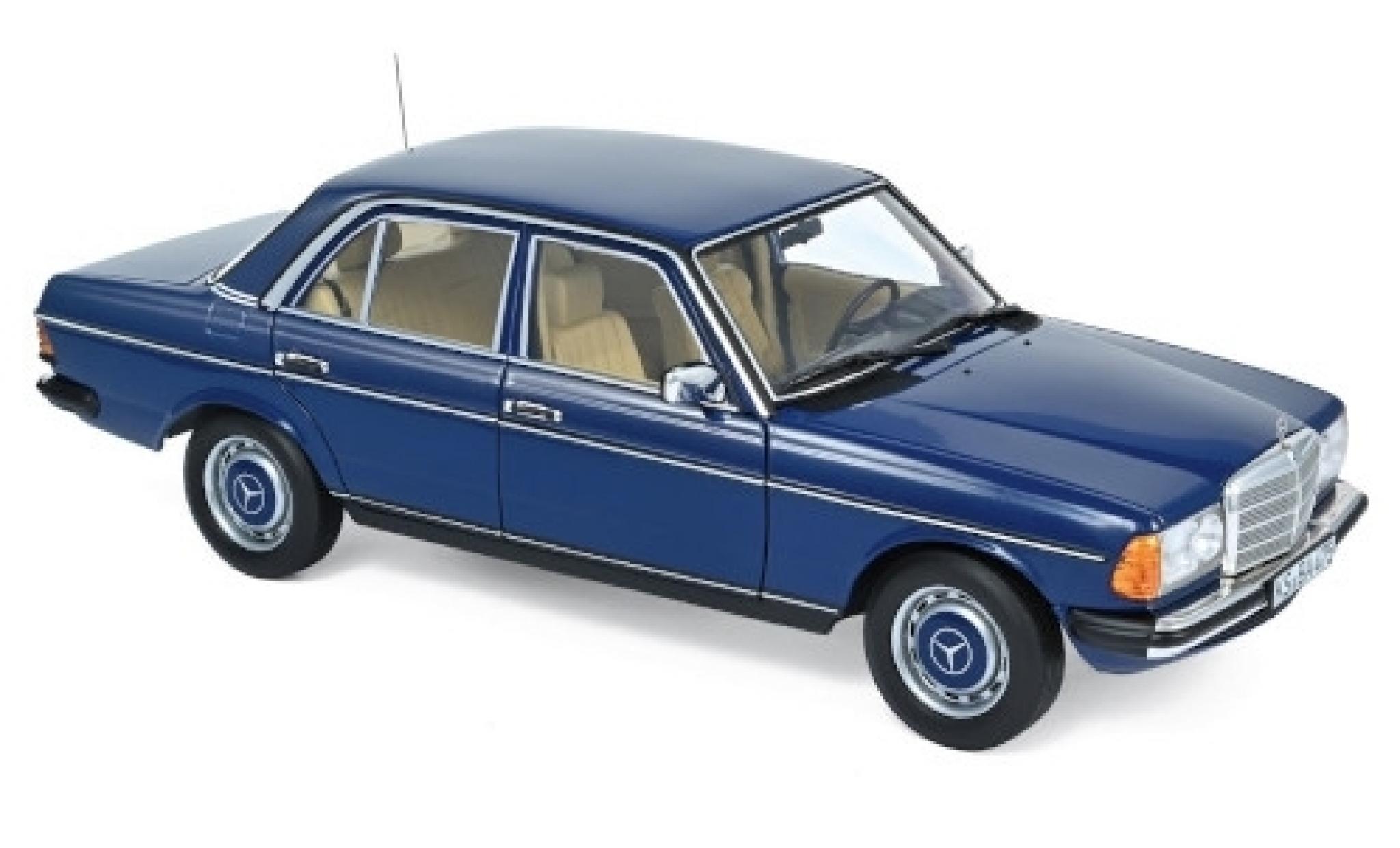 Mercedes 200 1/18 Norev (W123) blauw 1982 modelauto