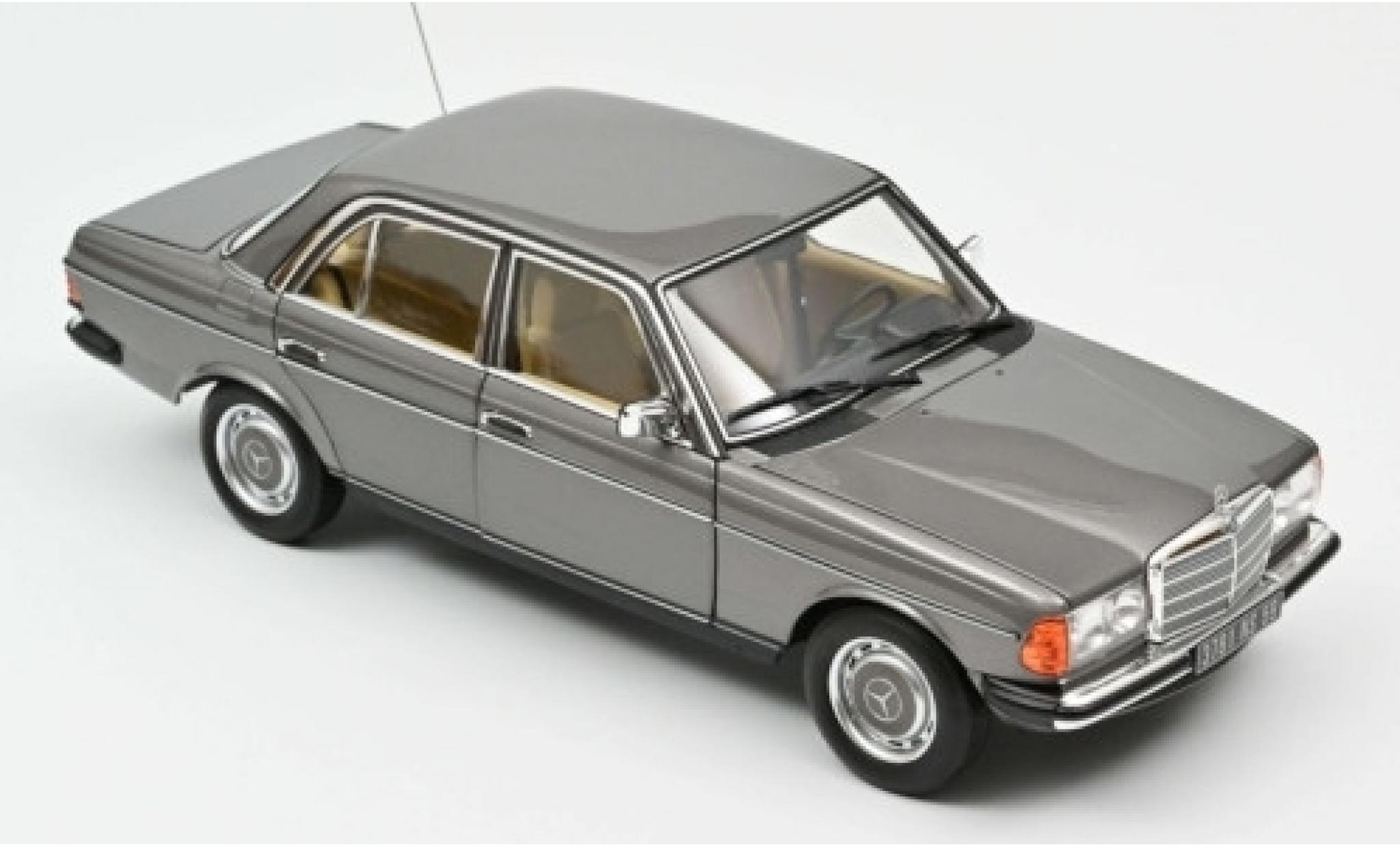 Mercedes 200 1/18 Norev (W123) metallic grijs 1982 modelauto