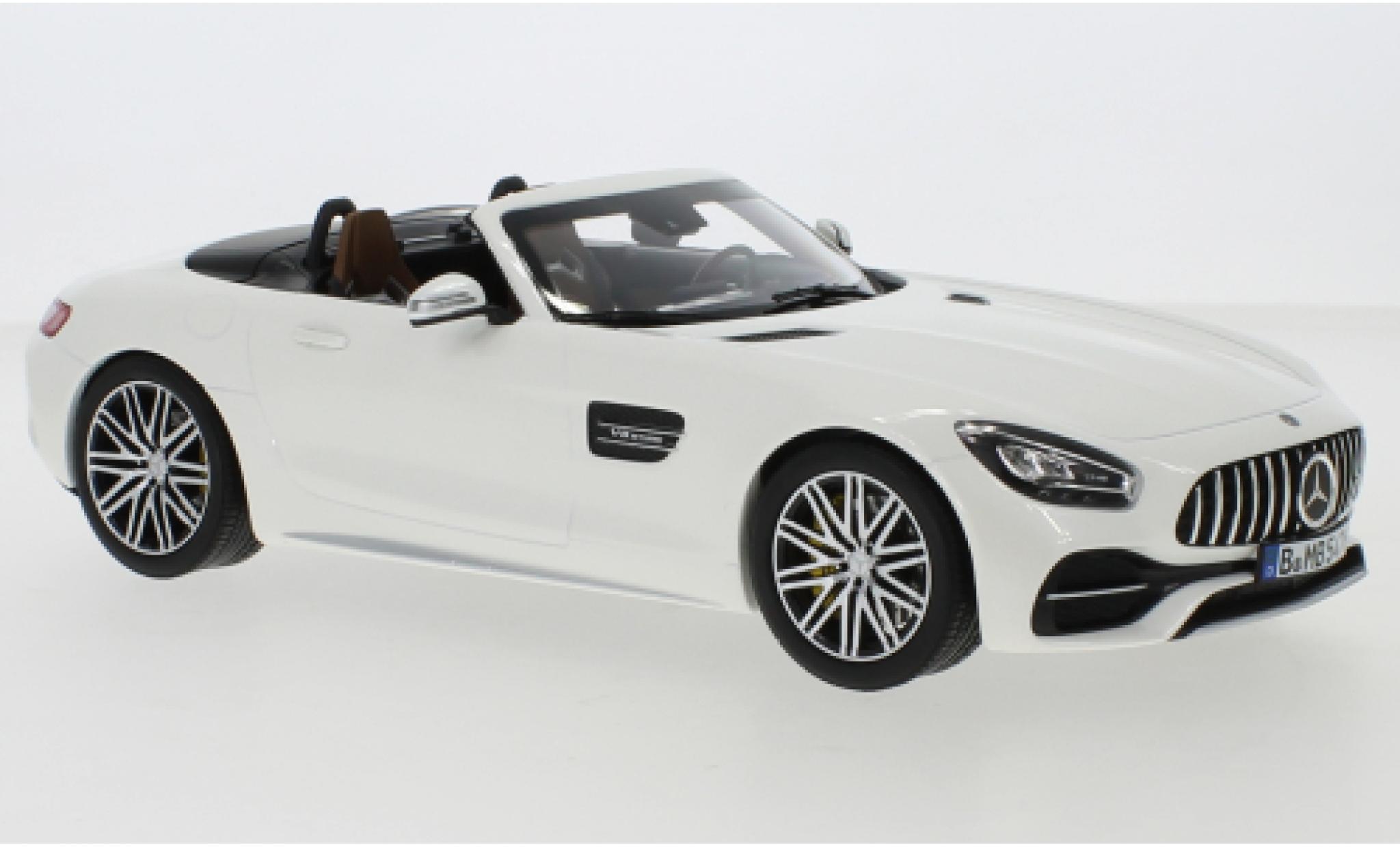 Mercedes AMG GT 1/18 Norev C Roadster (R190) metallic wit 2019 modelauto