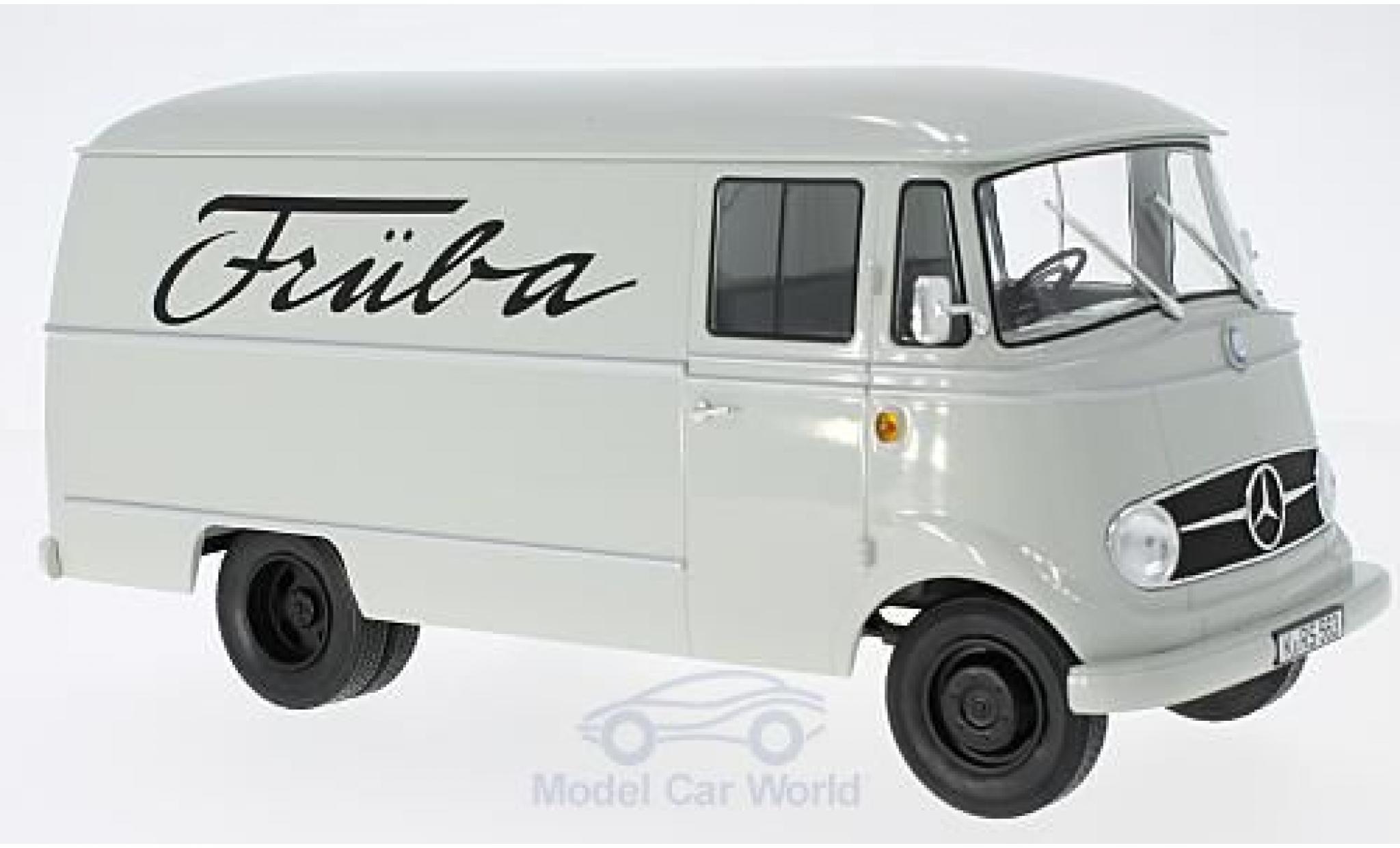 Mercedes L319 1/18 Norev Van grijs Fr&uuml;ba 1957 modelauto