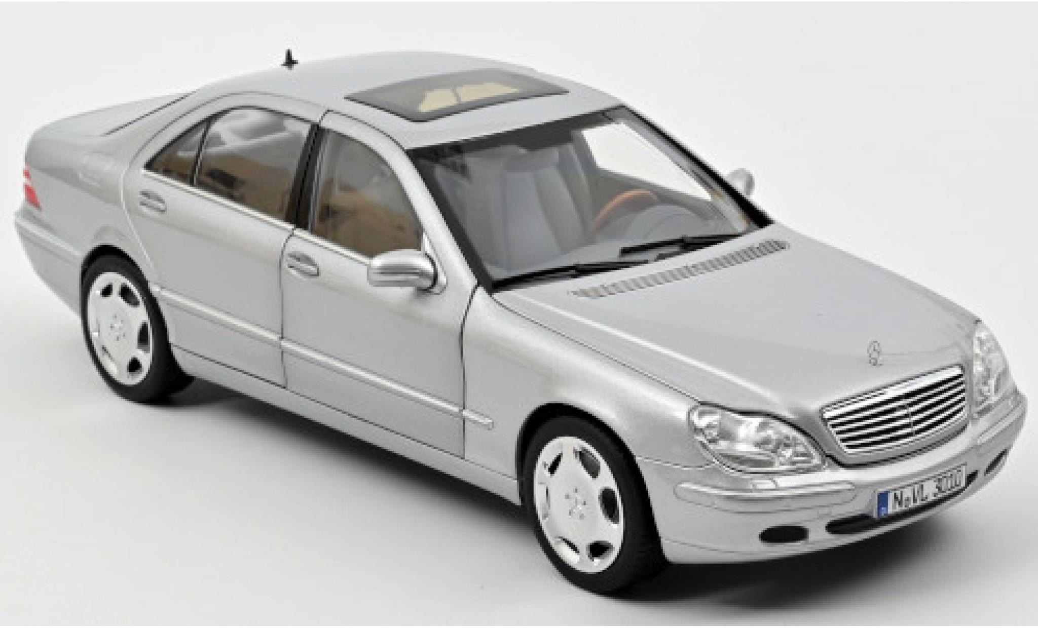 Mercedes Classe S 1/18 Norev S 600 (W220) grijs 1998 modelauto
