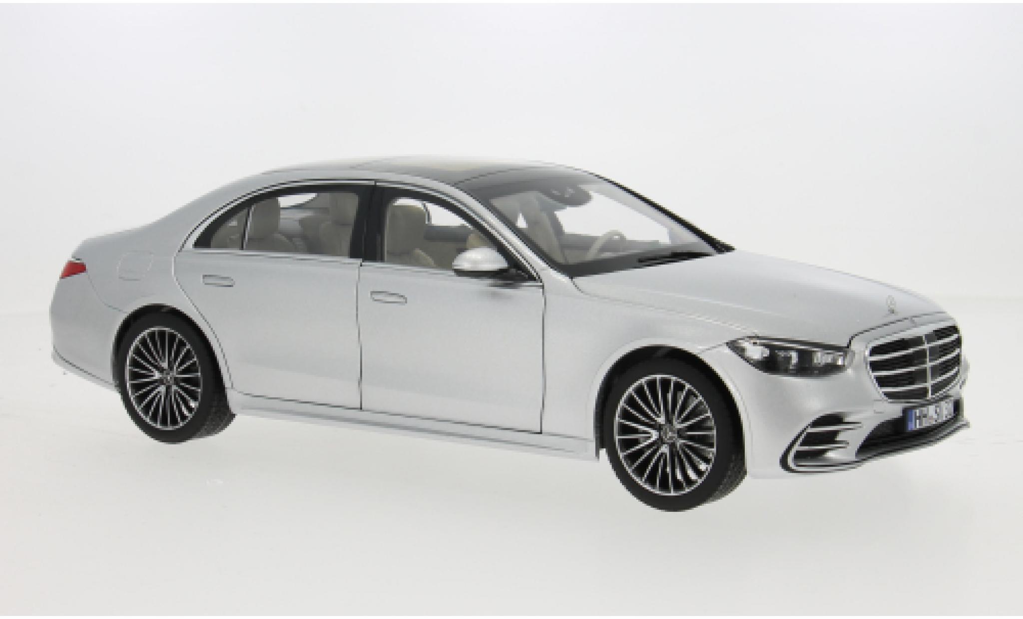 Mercedes Classe S 1/18 Norev AMG-Line grijs 2021 1:18 modelauto