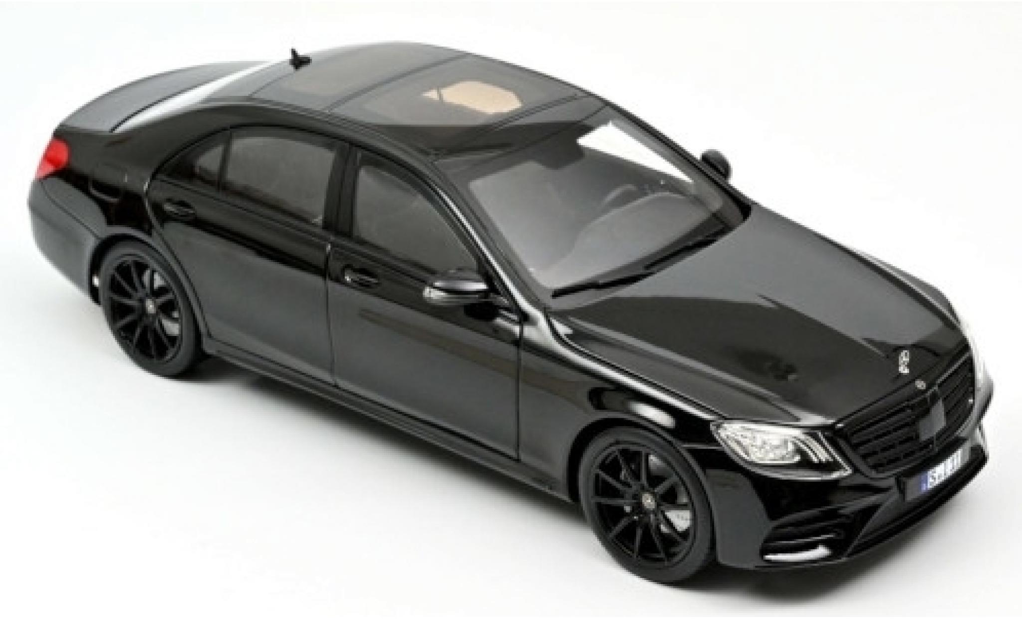 Mercedes Classe S 1/18 Norev (W222) AMG-Line zwart 2018 modelauto