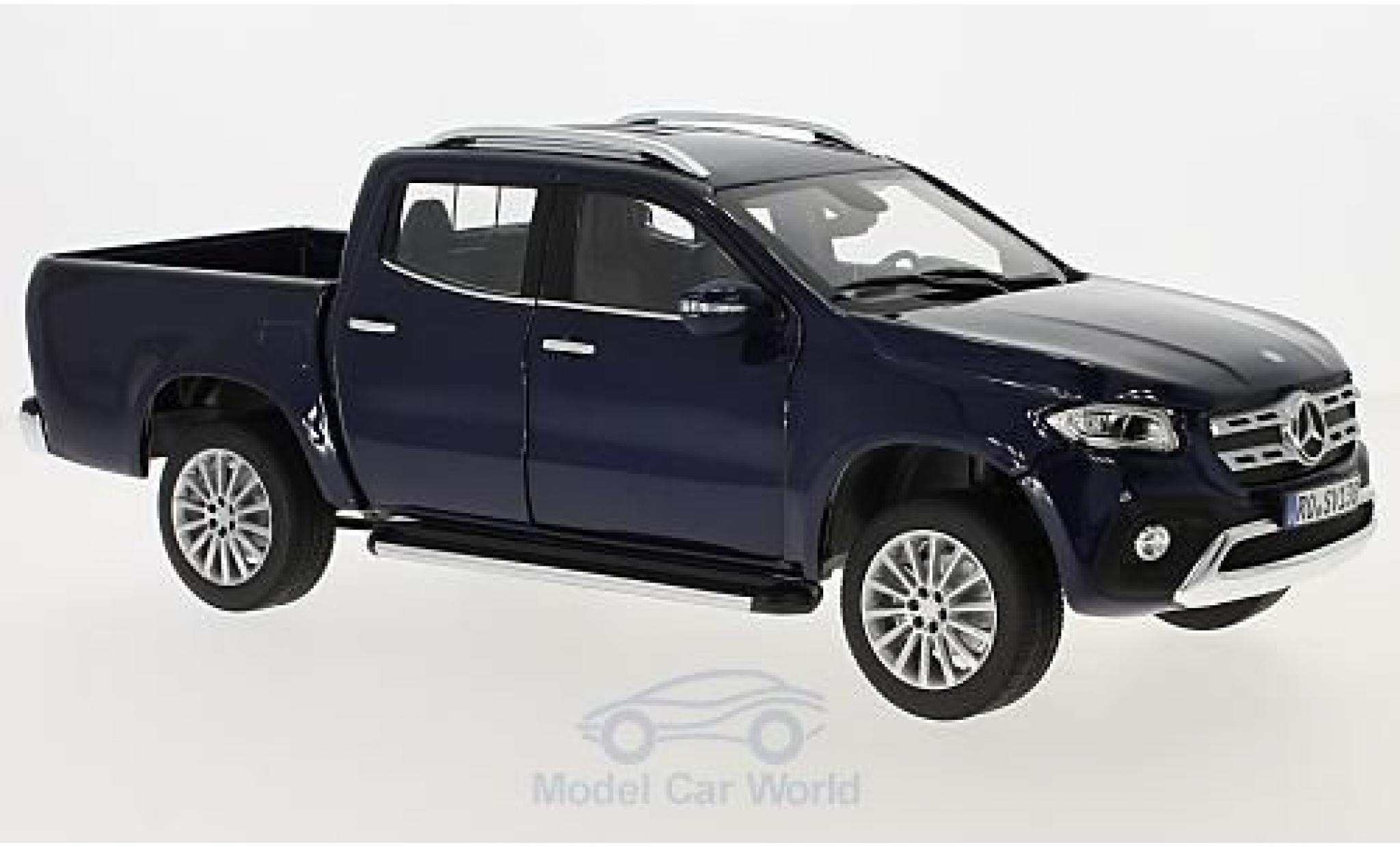 Mercedes CLA 1/18 Norev X-Class metallic blauw 2018 modelauto