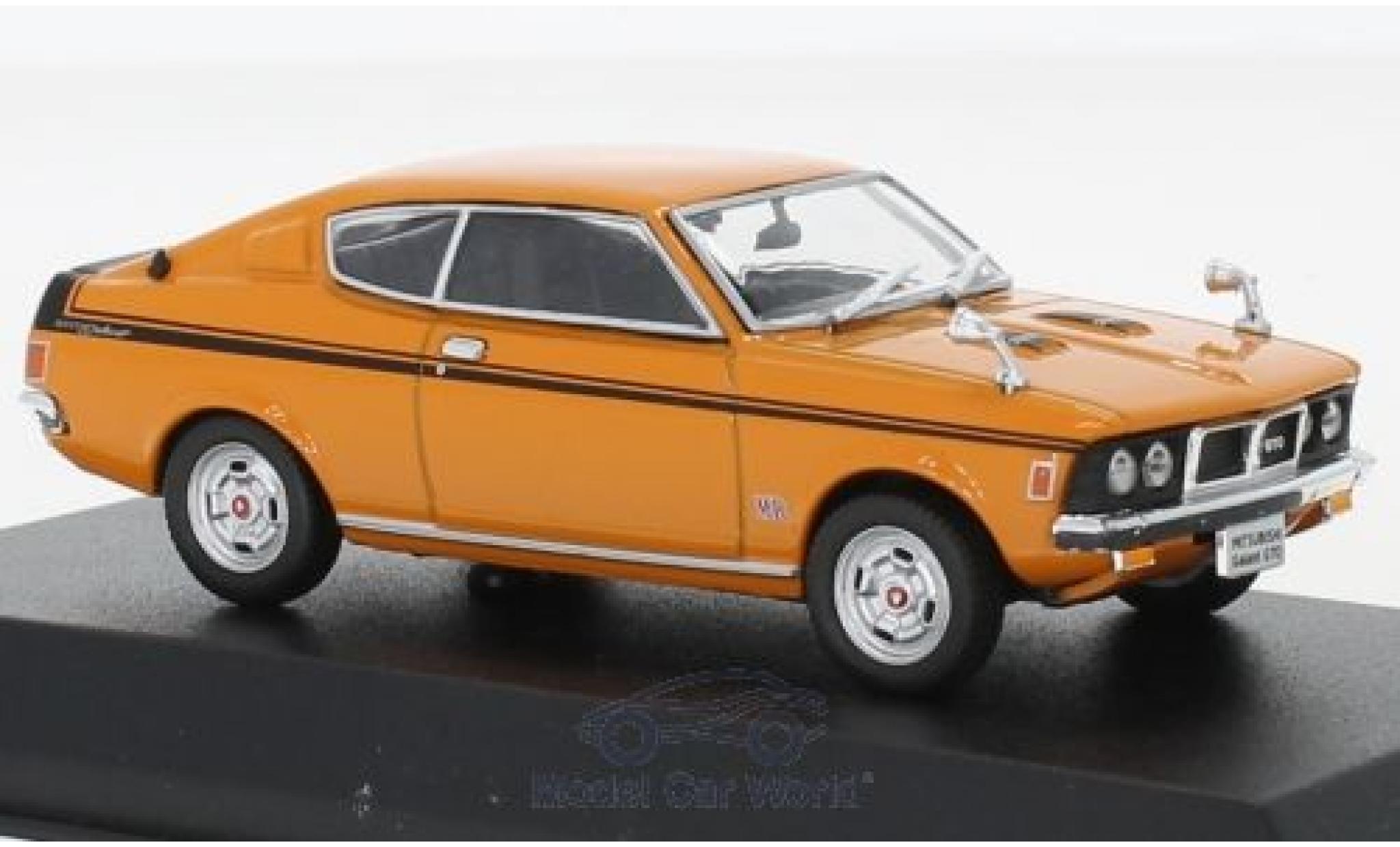 Mitsubishi Galant 1/43 Norev GTO oranje RHD 1970 modelauto