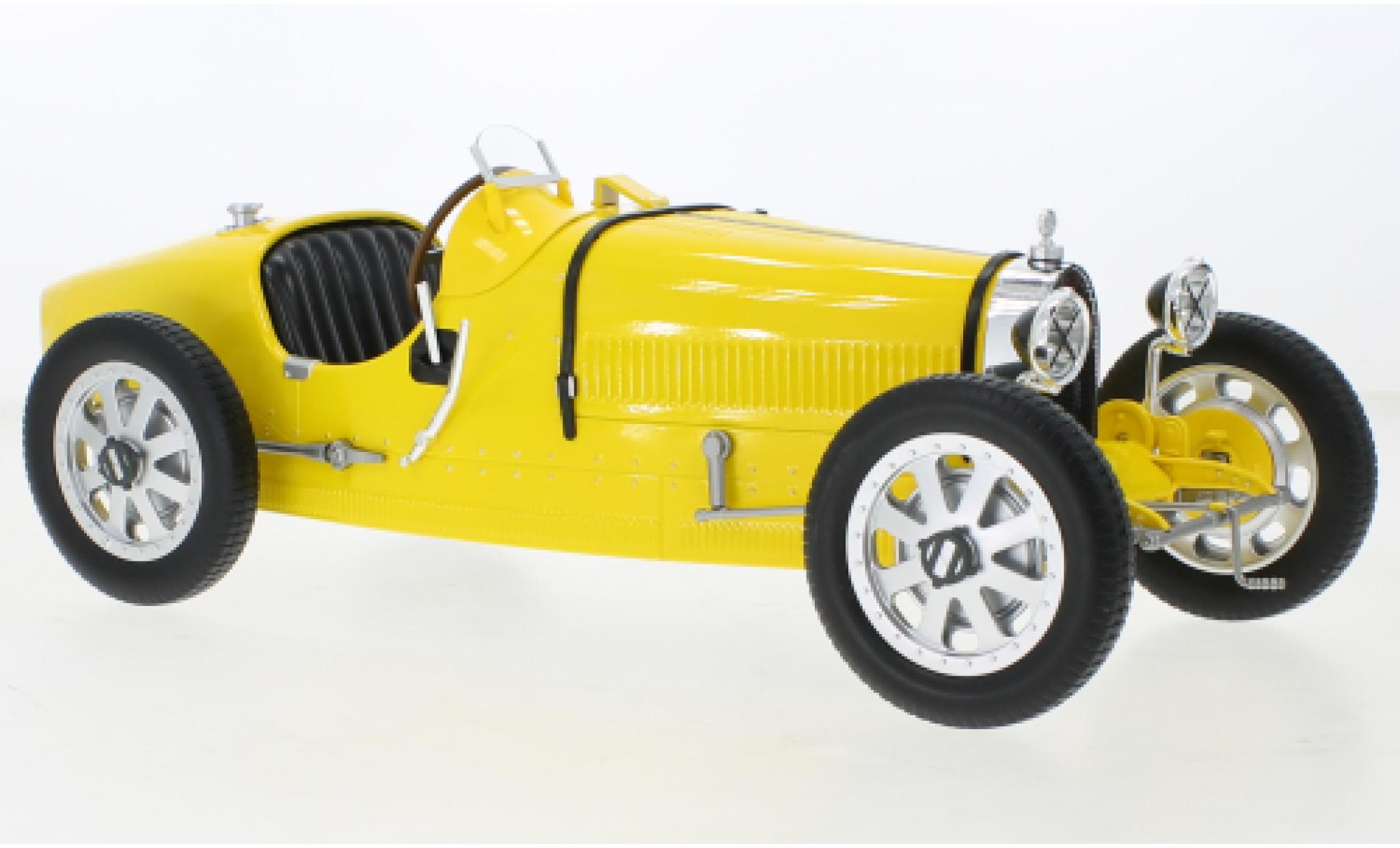 Bugatti 35 1/12 Norev T geel RHD 1925 modelauto