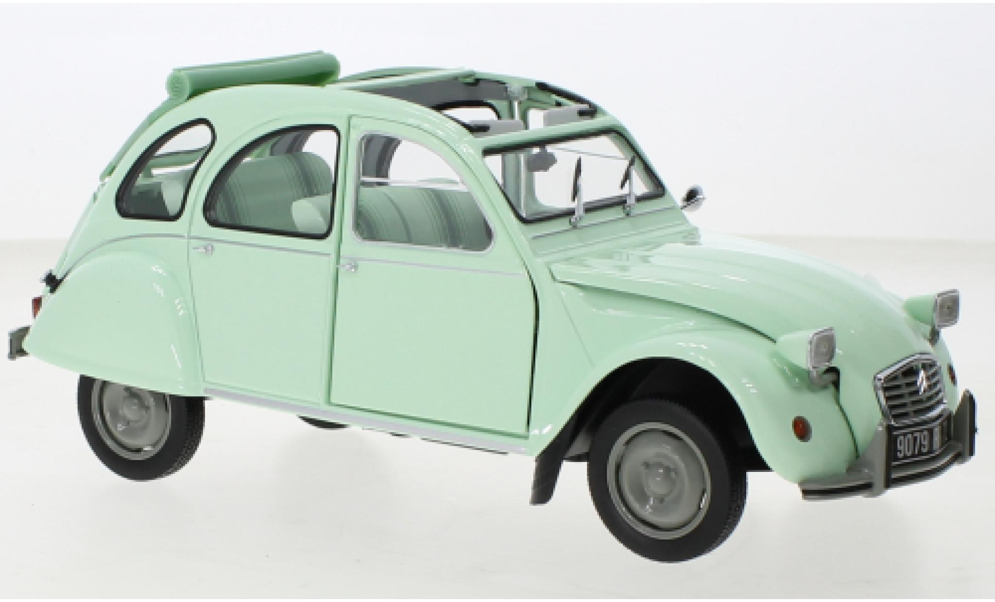 Citroen 2CV 1/18 Norev 6 Club groen 1982 modelauto