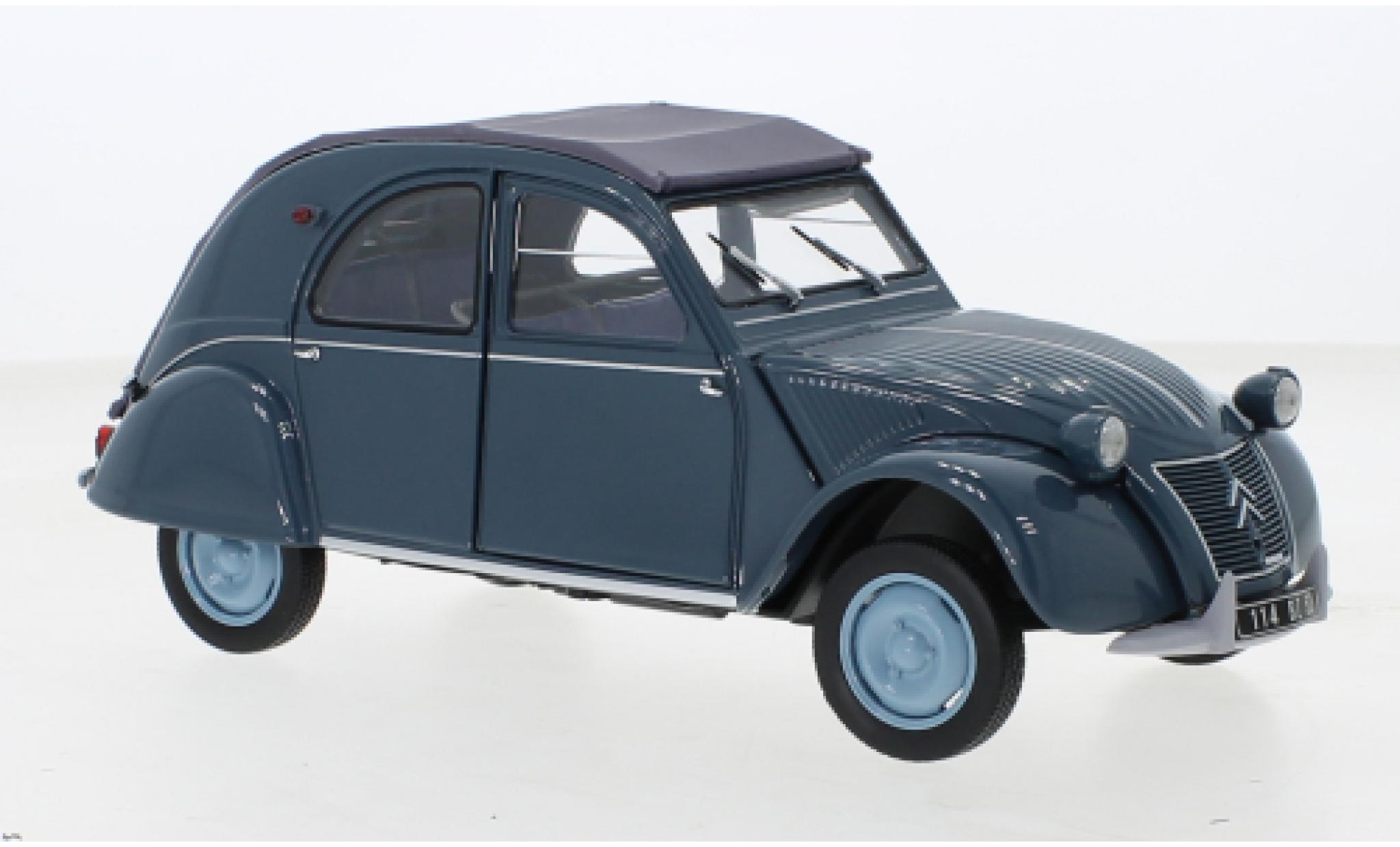 Citroen 2CV 1/18 Norev AZL blauw 1959 modelauto