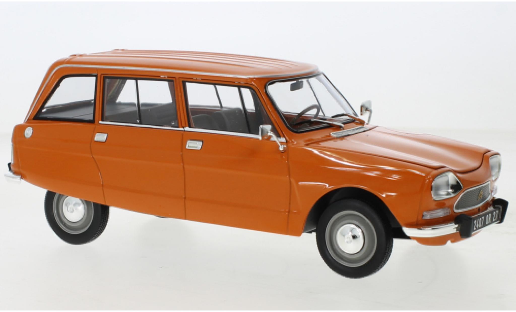 Citroen Ami 8 1/18 Norev Stationwagen oranje 1975 modelauto