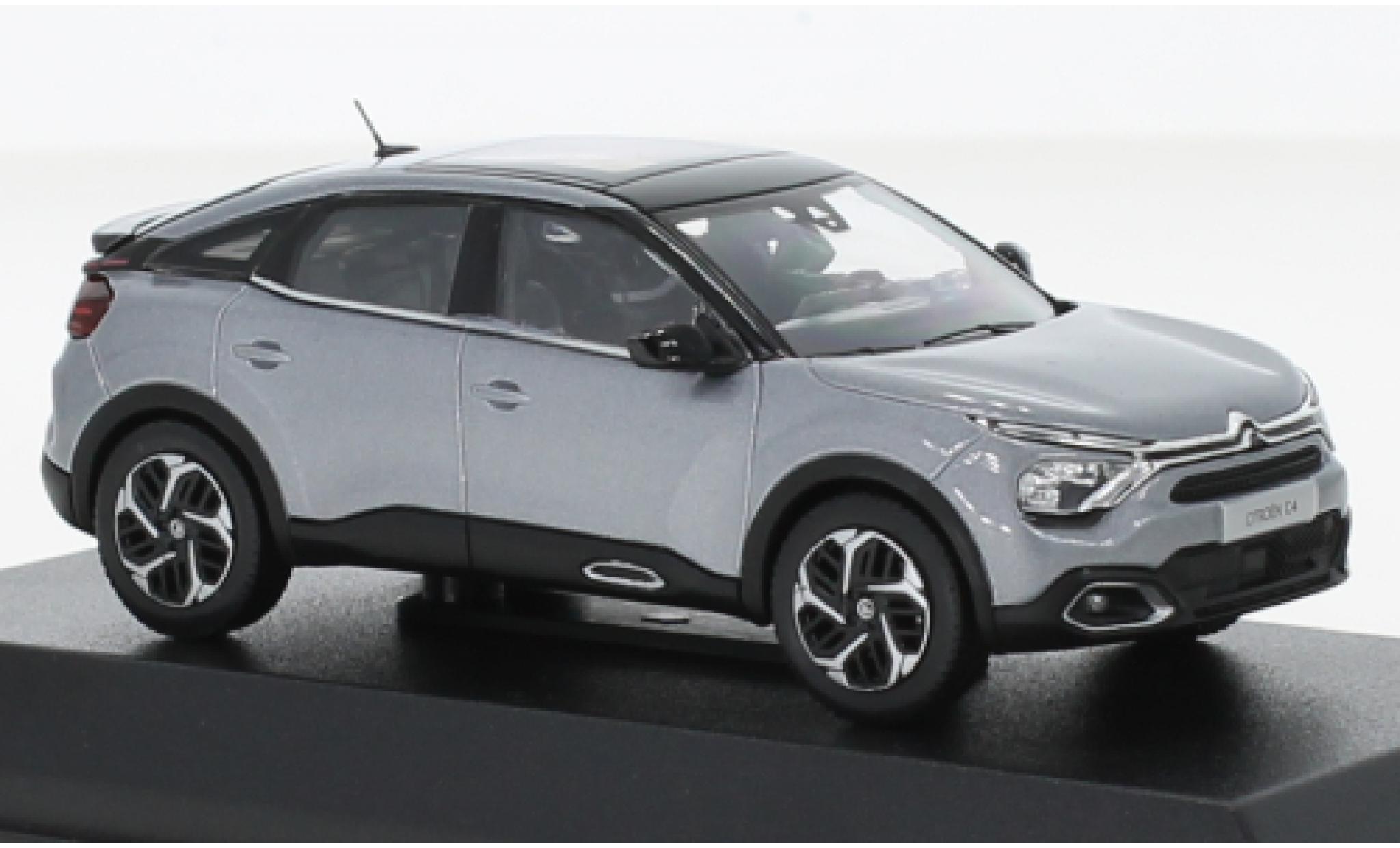 Citroen C4 1/43 Norev metallic grijs 2020 modelauto