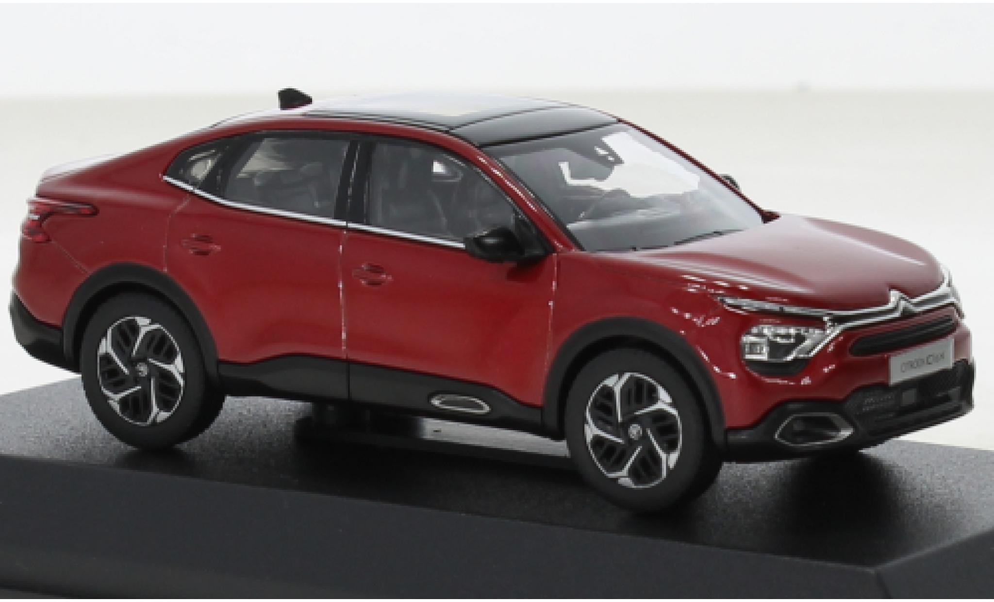 Citroen C4 1/43 Norev X metallic rood fonc&eacute; 2023 modelauto