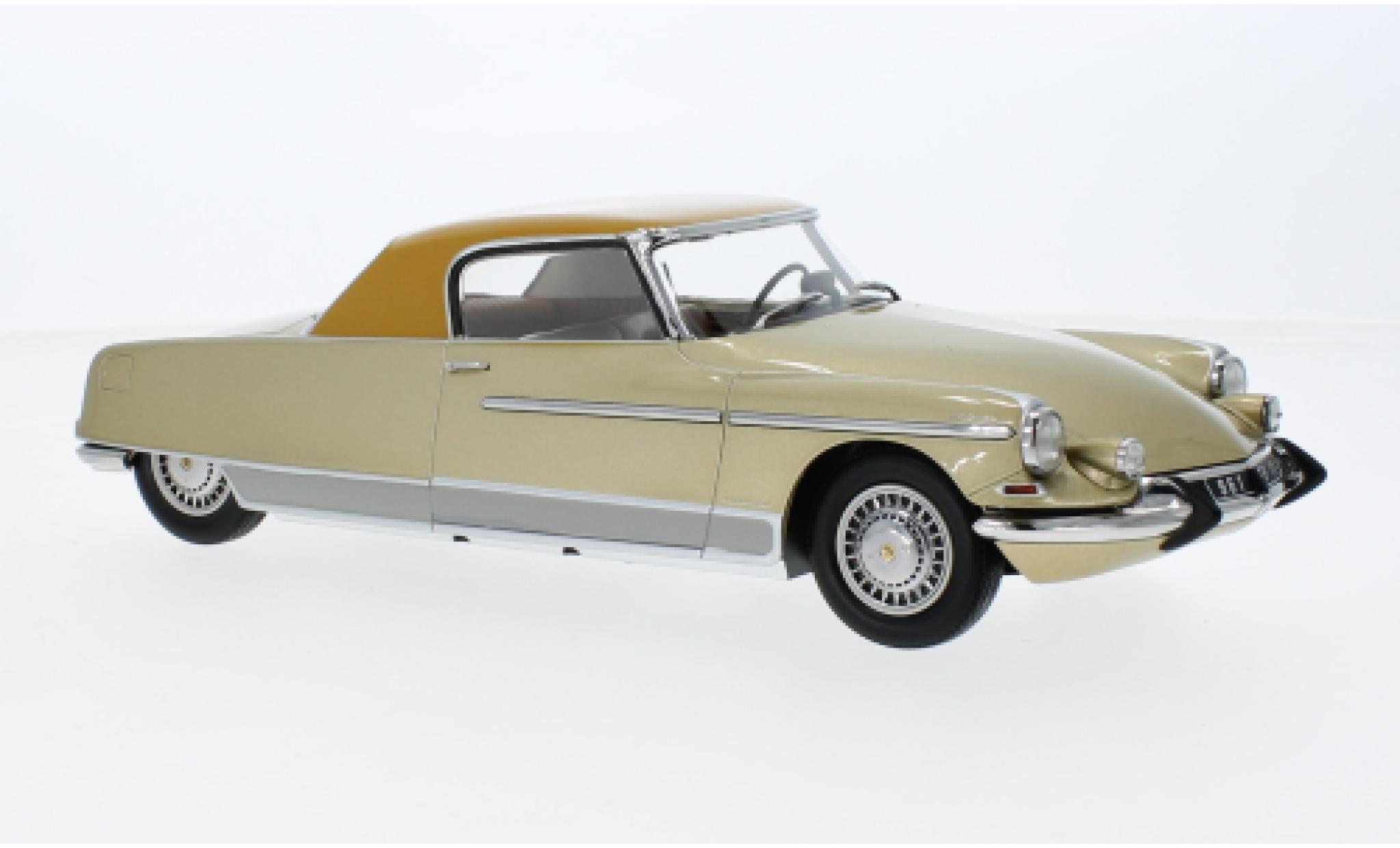 Citroen DS 1/18 Norev 19 Le Dandy metallic beige/brun 1964 modelauto