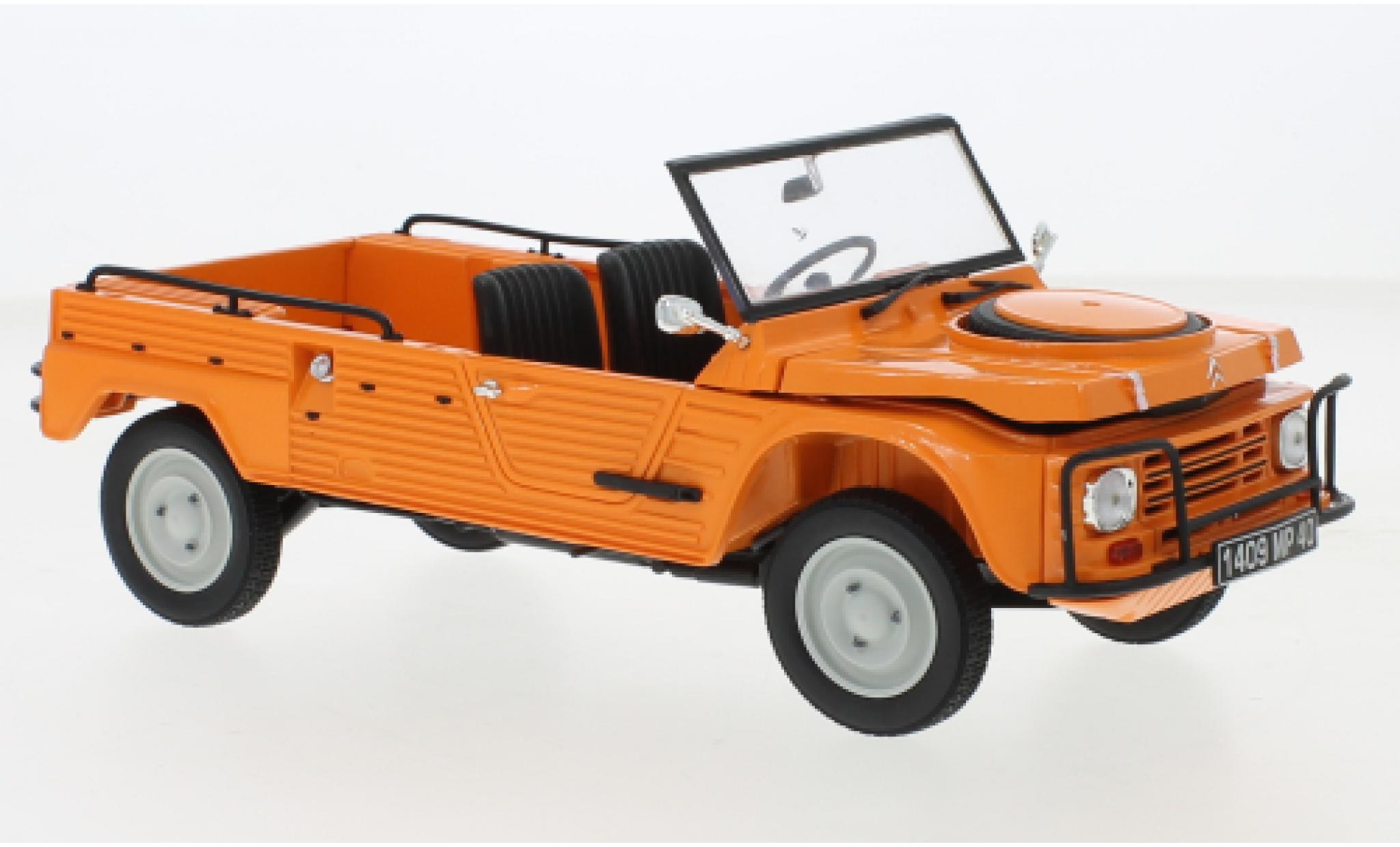 Citroen Mehari 1/18 Norev 4x4 oranje 1979 modelauto