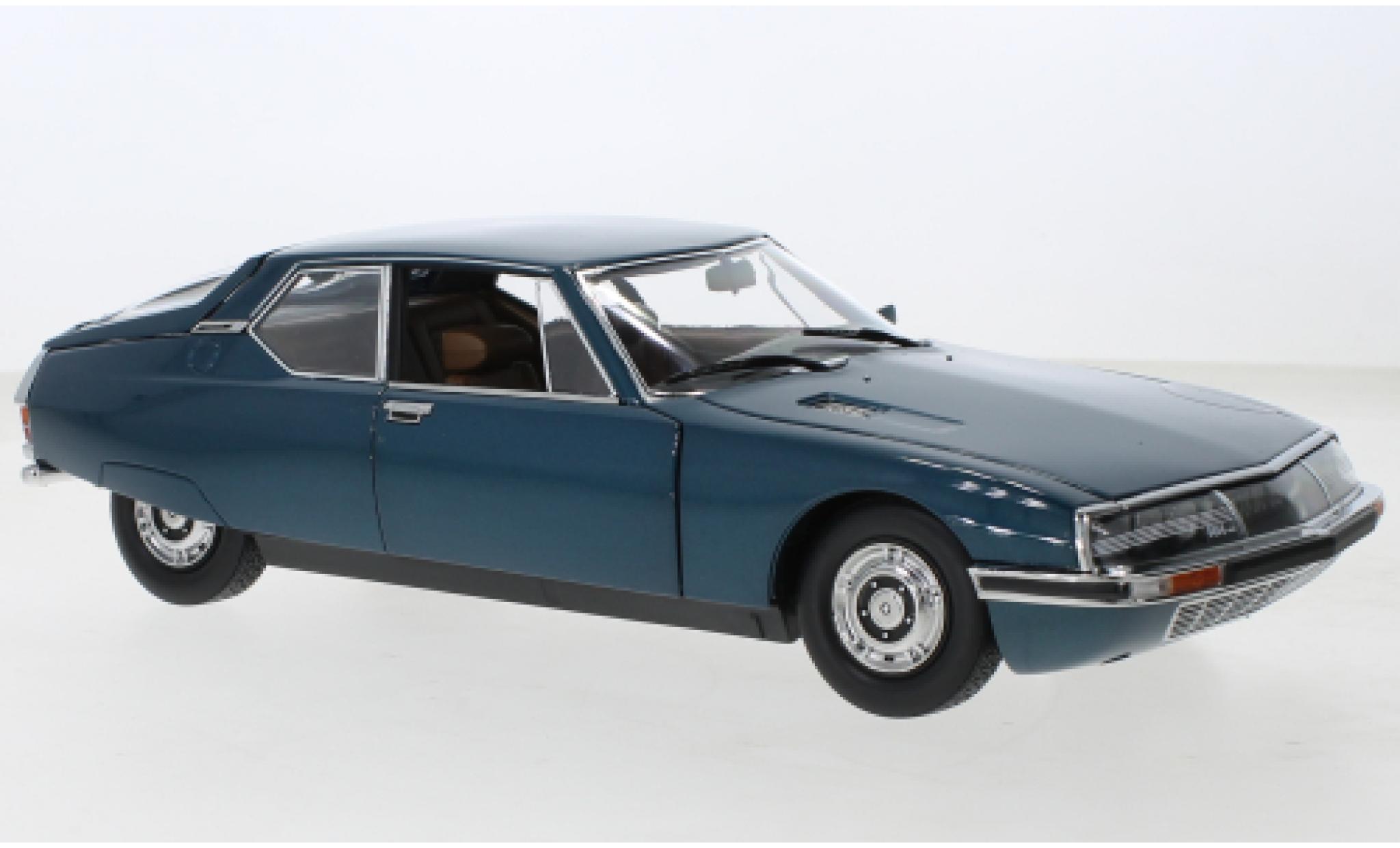 Citroen SM 1/18 Norev metallic turquoise 1972 modelauto