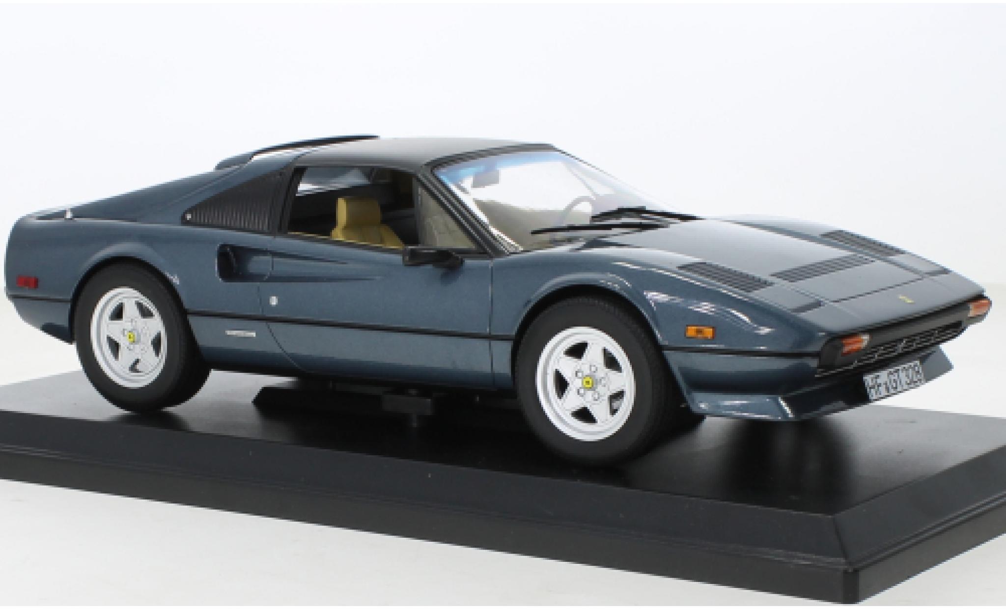 Ferrari 308 1/18 Norev GTS metallic blauw 1982 modelauto