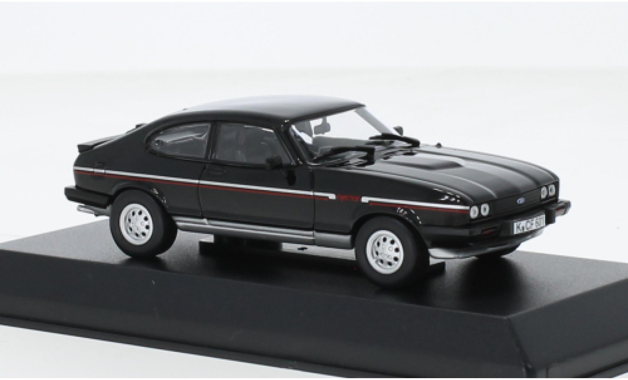 Ford Capri 1/43 Norev MK III 2.8 Injection zwart 1980 modelauto