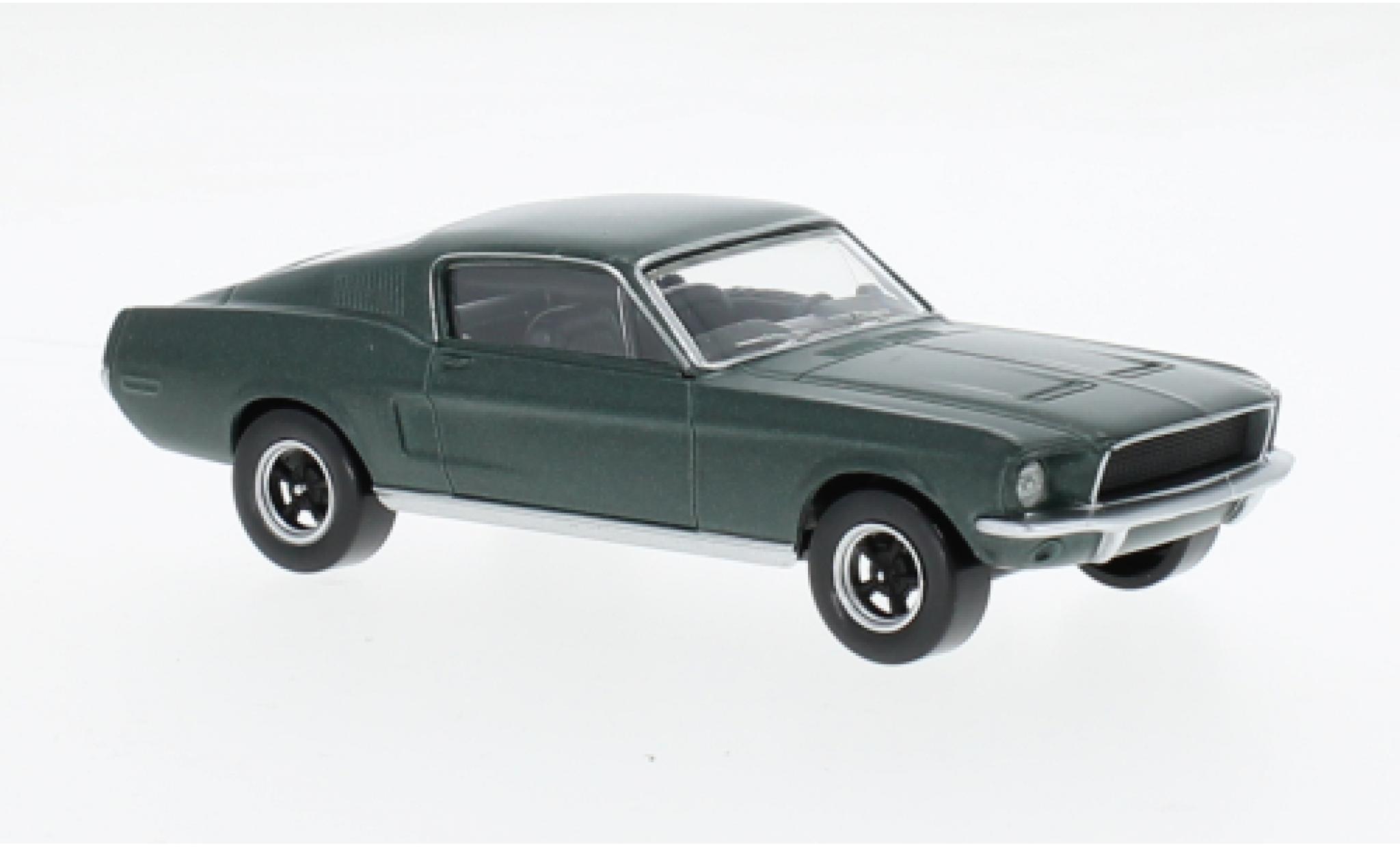 Ford Mustang 1/43 Norev GT Fastback mattgroen 1968 modelauto
