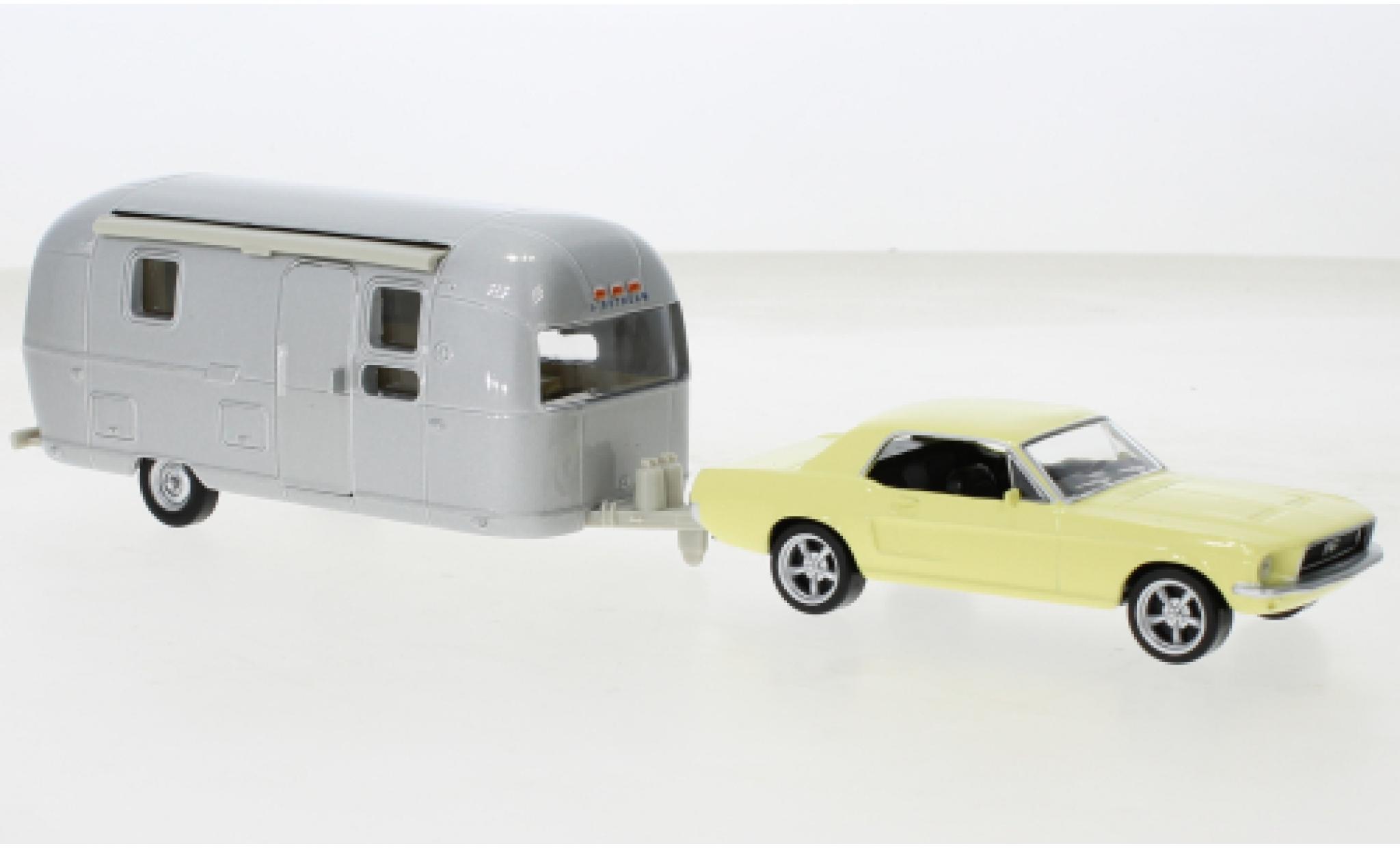 Ford Mustang 1/43 Norev geel clair 1968 modelauto