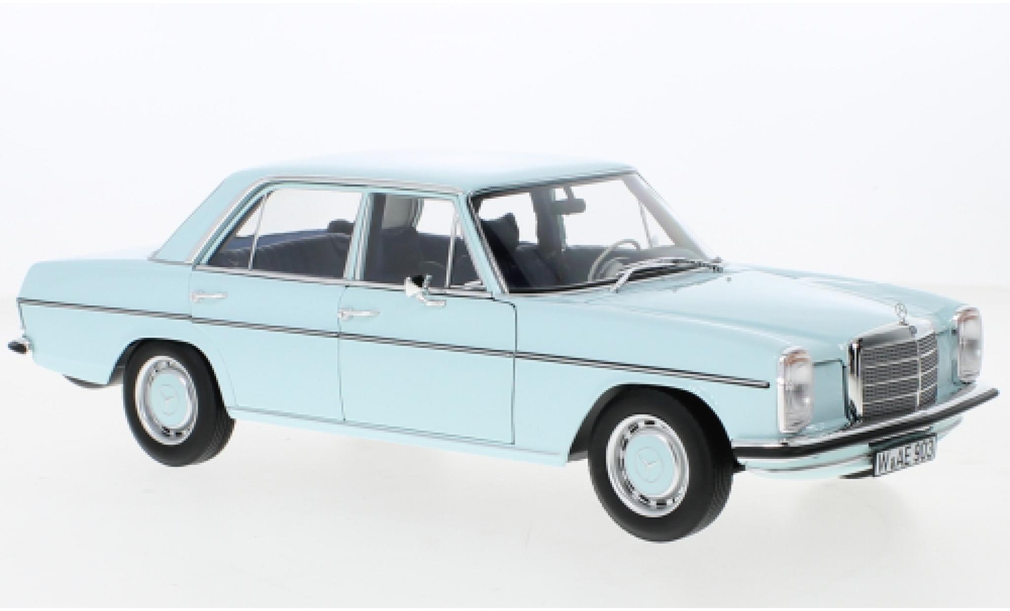 Mercedes CLA 1/18 Norev 200 (W115) blauw clair 1968 modelauto