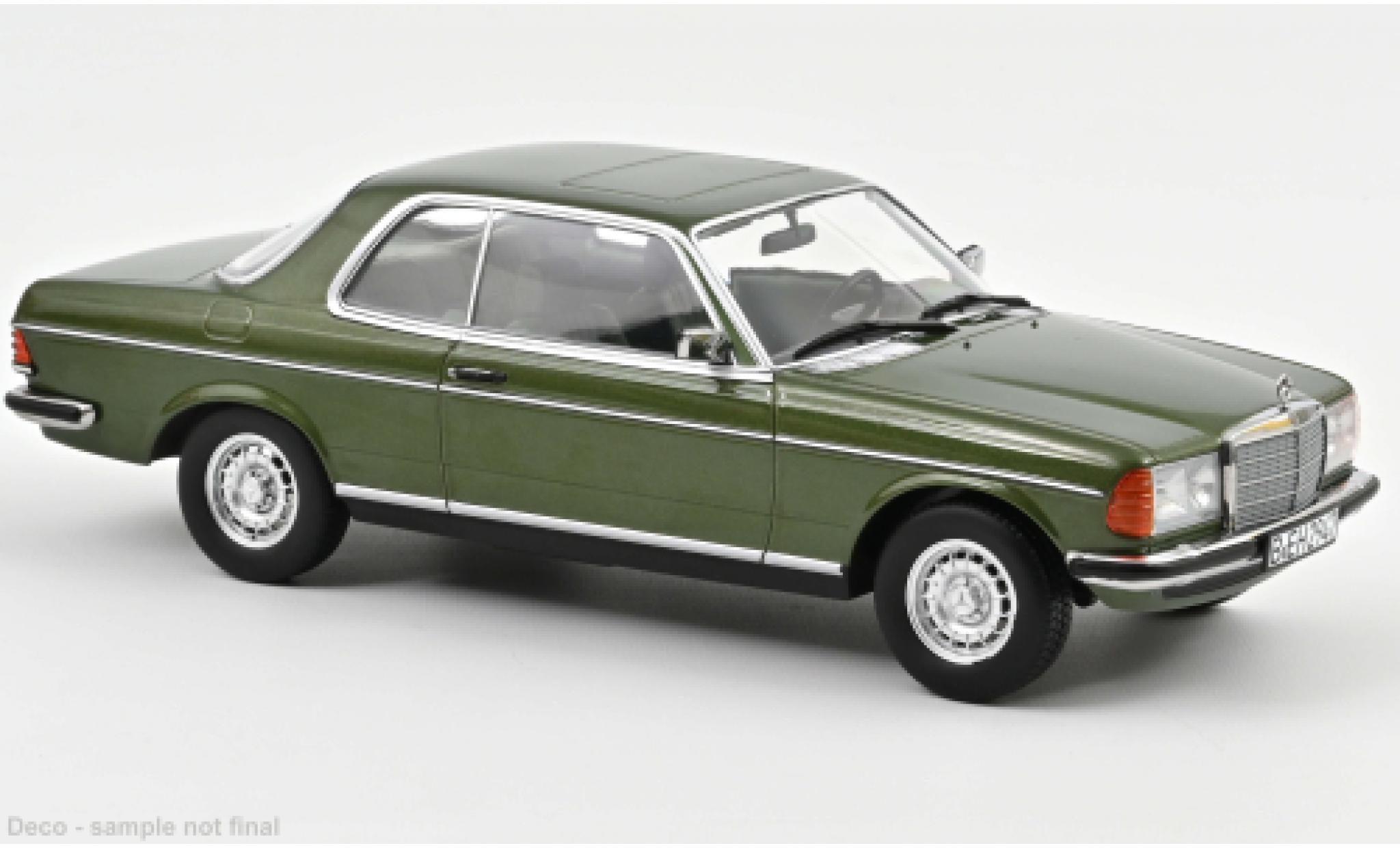 Mercedes 280 1/18 Norev CE (C123) metallic groen 1980 modelauto