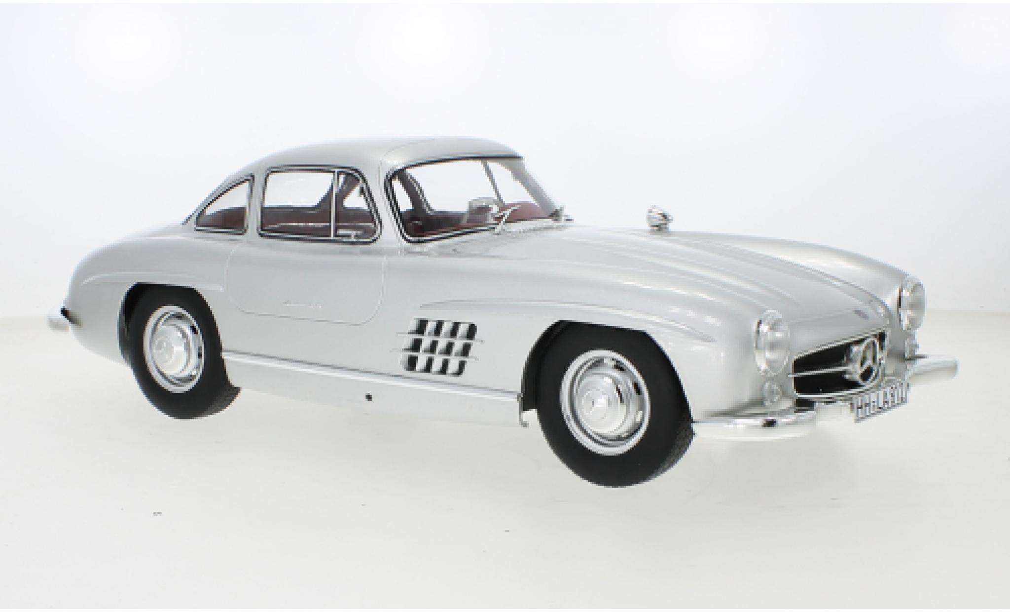 Mercedes 300 1/12 Norev SL grijs 1954 modelauto