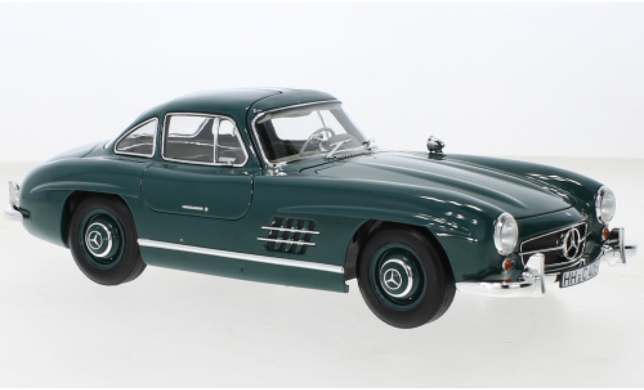 Mercedes 300 1/18 Norev SL (W198) groen 1954 modelauto