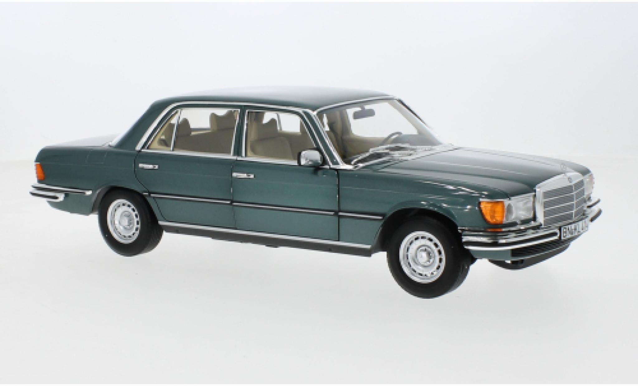Mercedes 450 1/18 Norev SEL 6.9 (W116) metallic turquoise 1979 modelauto
