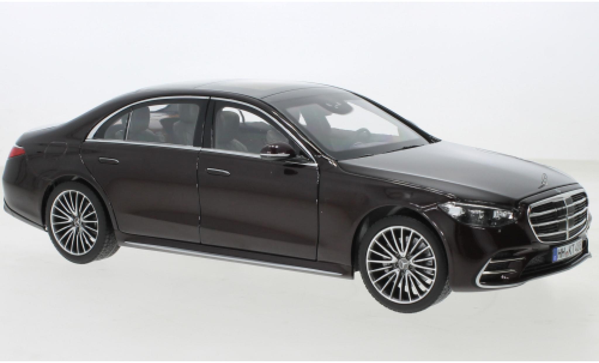 Mercedes CLA 1/18 Norev S-classe AMG-Line (V223) metallic rood fonc&eacute; 2021 modelauto