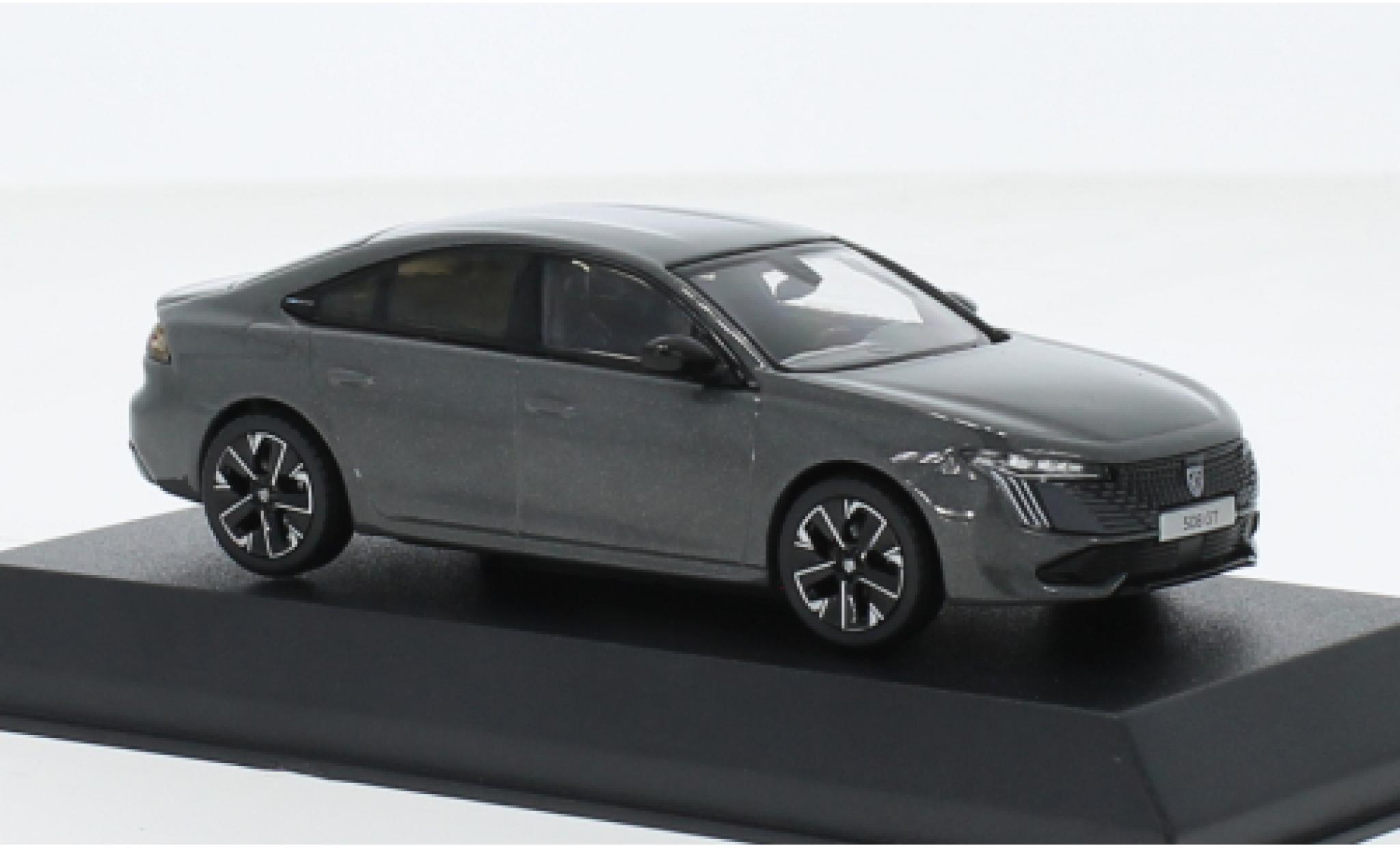 Peugeot 508 1/43 Norev GT hybride grijs 2023 modelauto