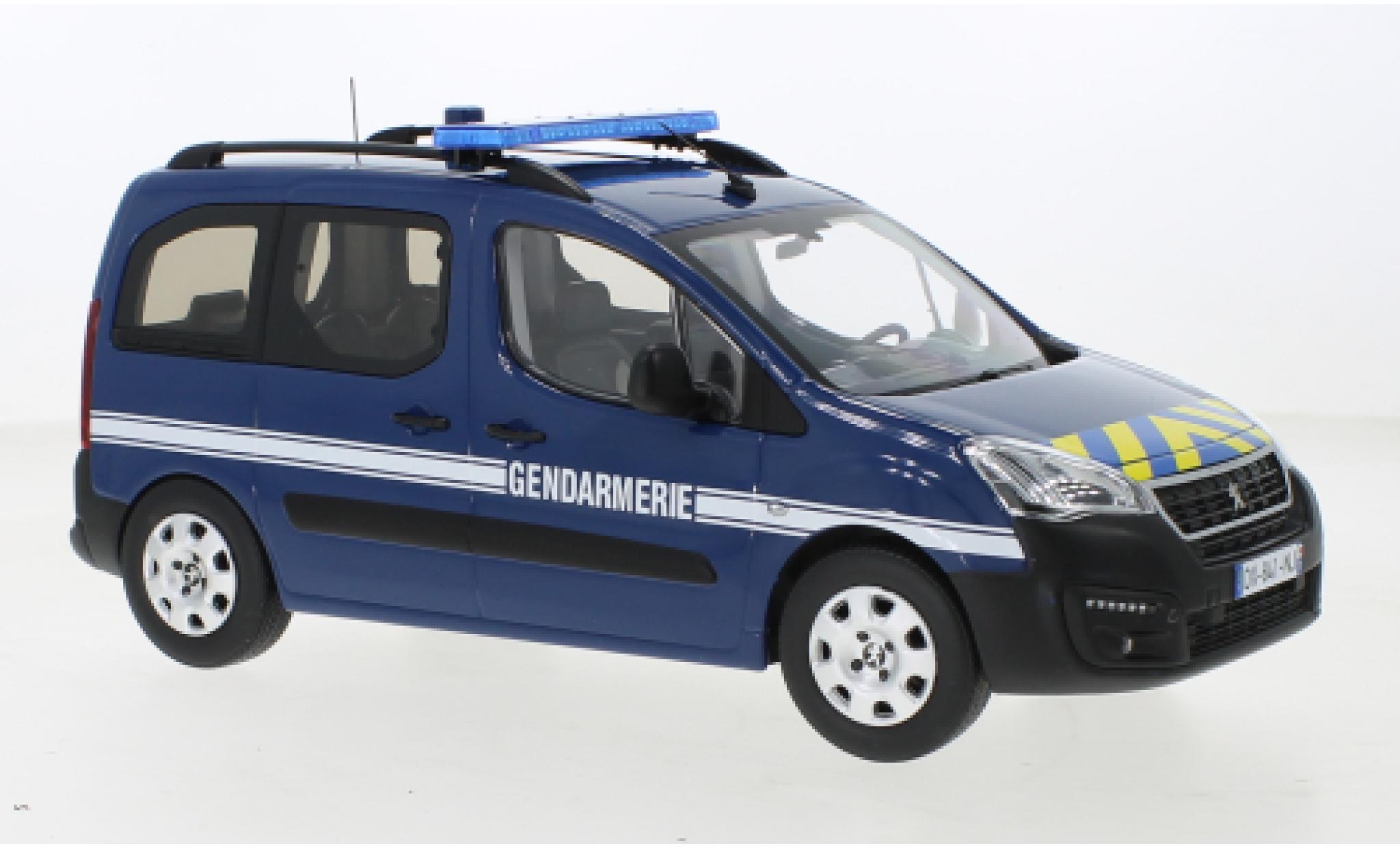 Peugeot Partner 1/18 Norev Gendarmerie 2016 modelauto