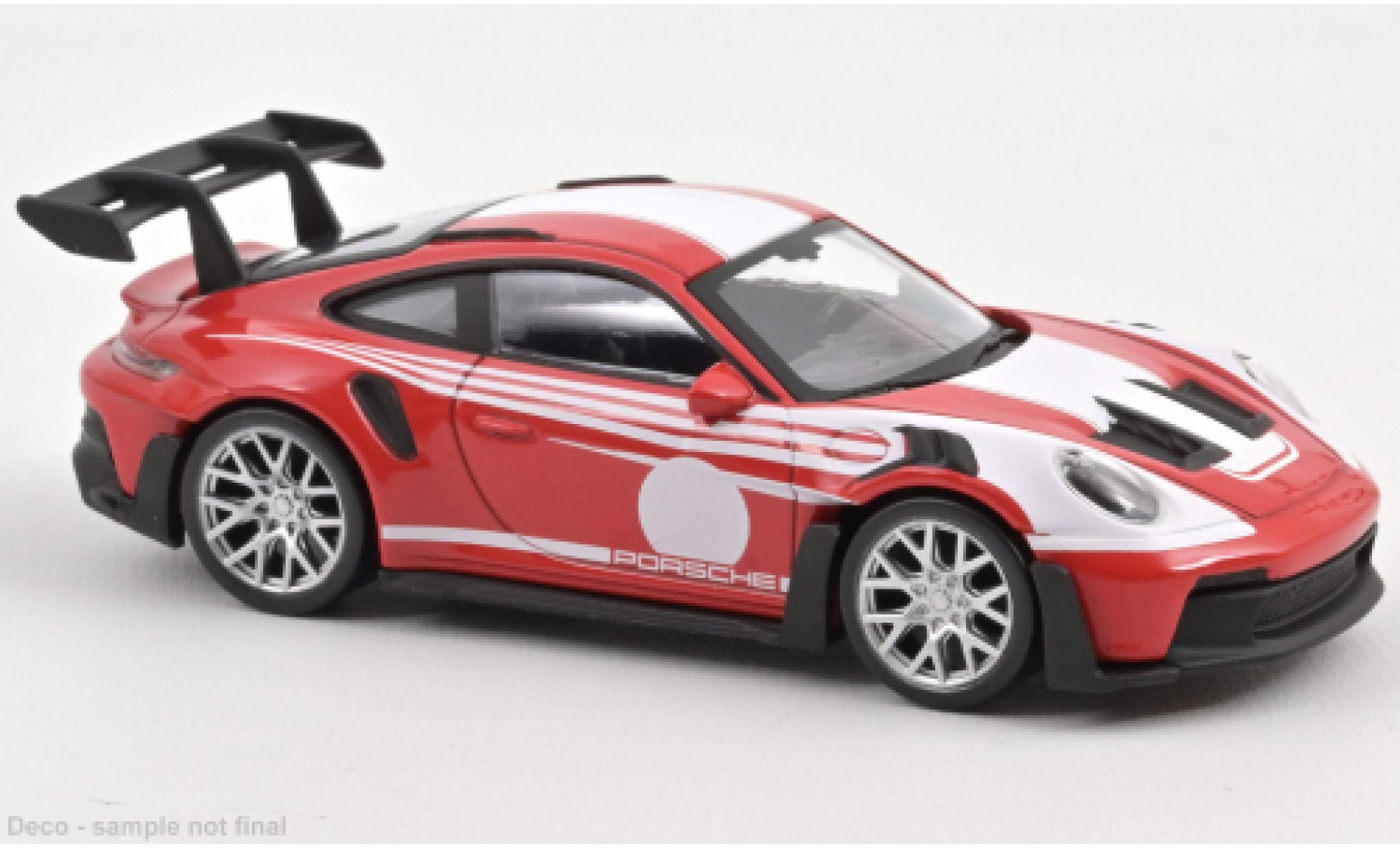 Porsche 992 GT3 R 1/43 Norev 911  S rood 2022 modelauto