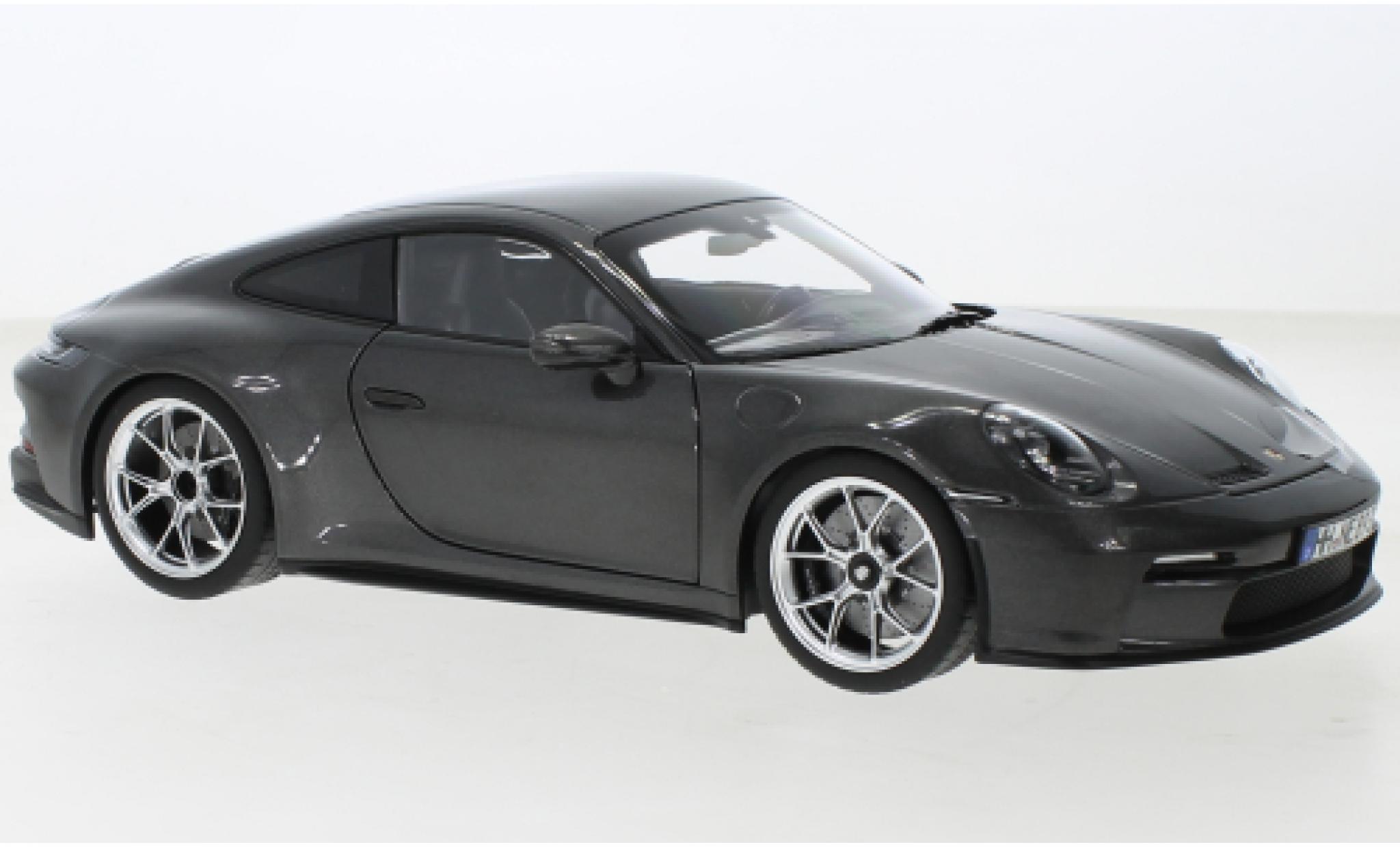 Porsche 992 GT3 1/18 Norev 911  Touring metallic grijs 2021 modelauto