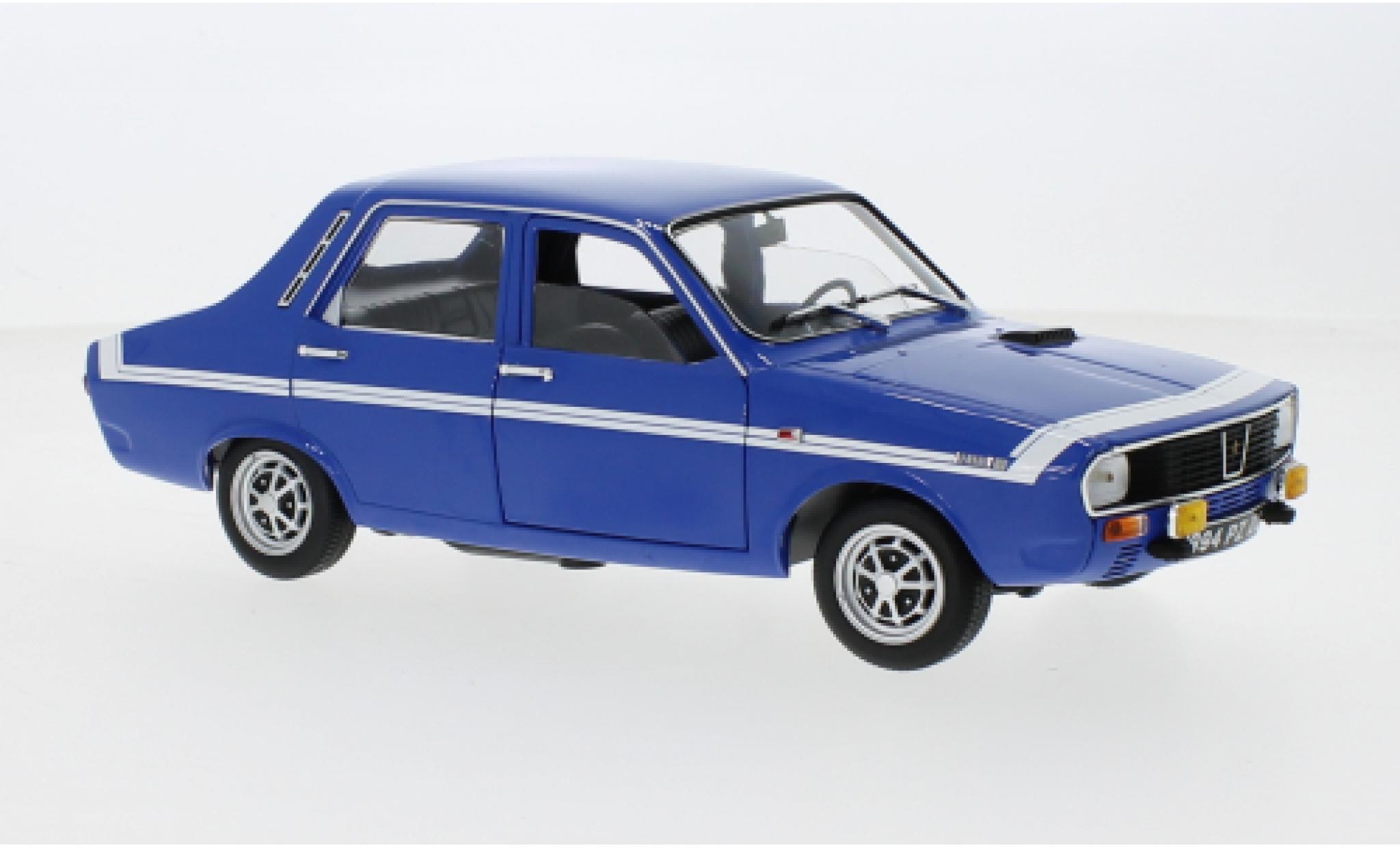 Renault 12 1/18 Norev Gordini blauw/wit 1971 modelauto