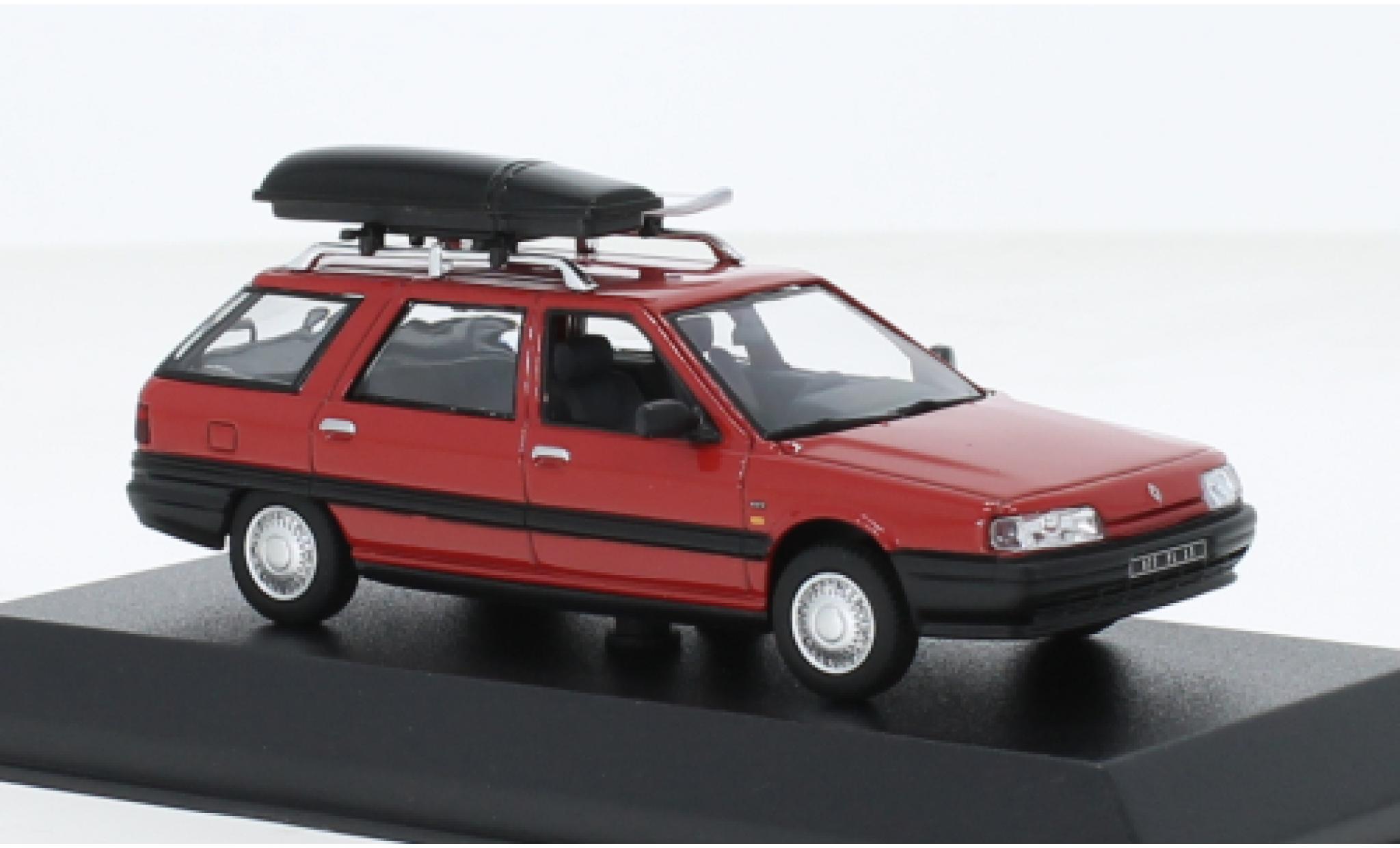 Renault 21 1/43 Norev Nevada rood 1989 modelauto